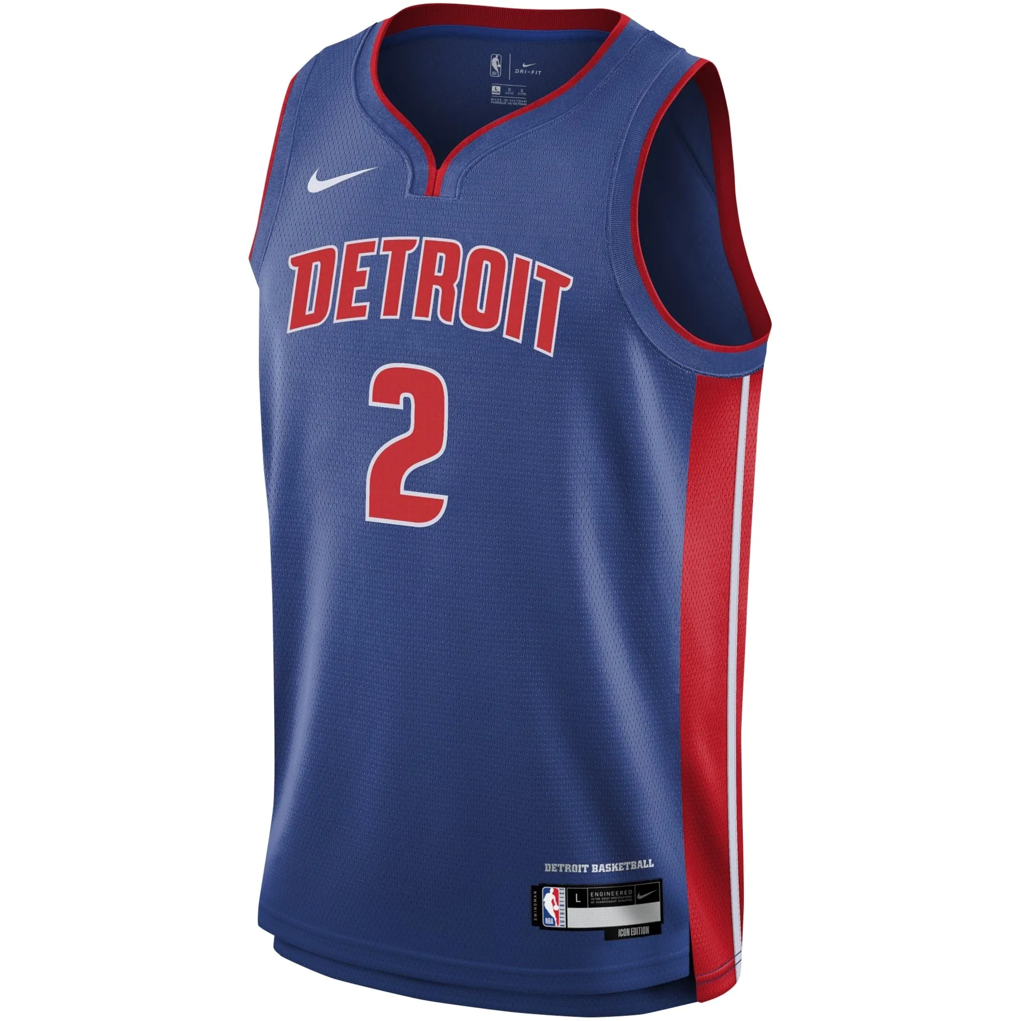 Cade Cunningham Detroit Pistons  Youth Swingman Jersey - Icon Edition - Blue