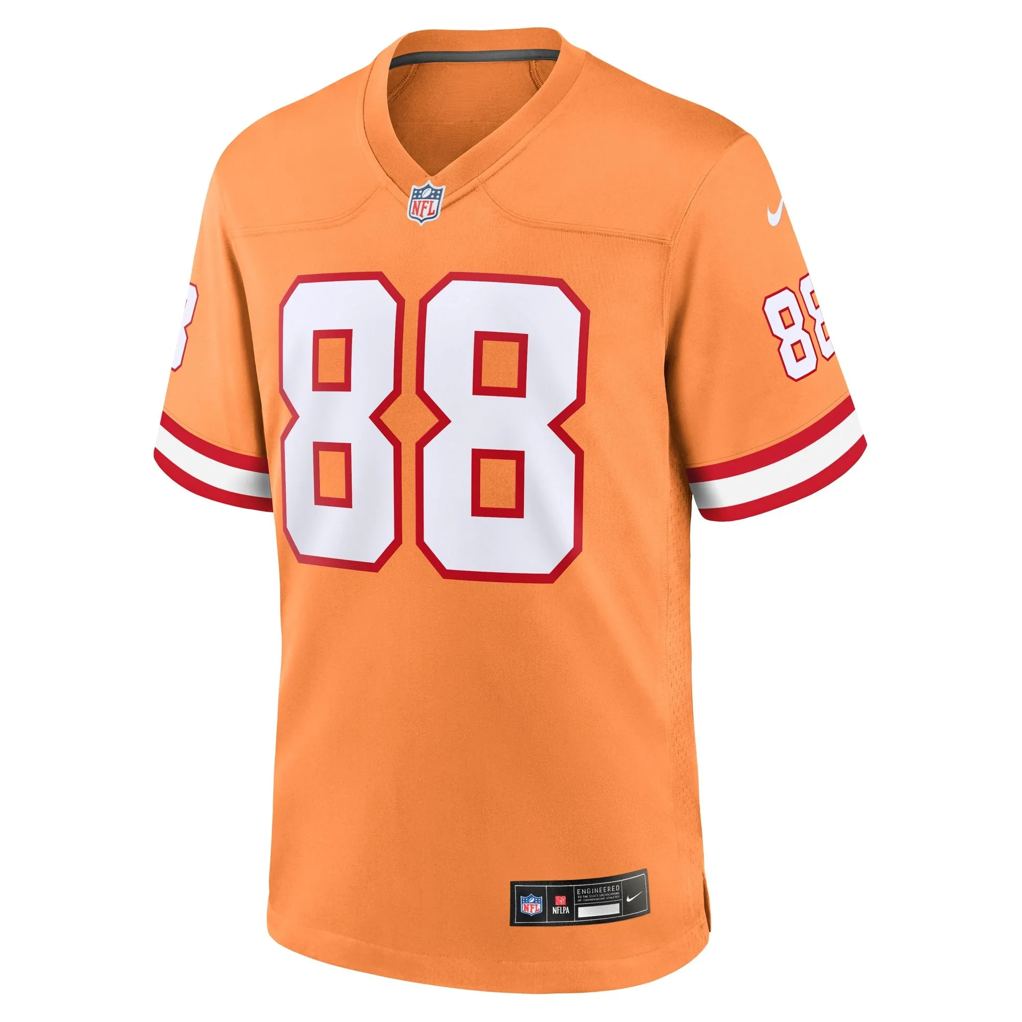 Cade Otton Tampa Bay Buccaneers  Throwback Game Jersey - Orange