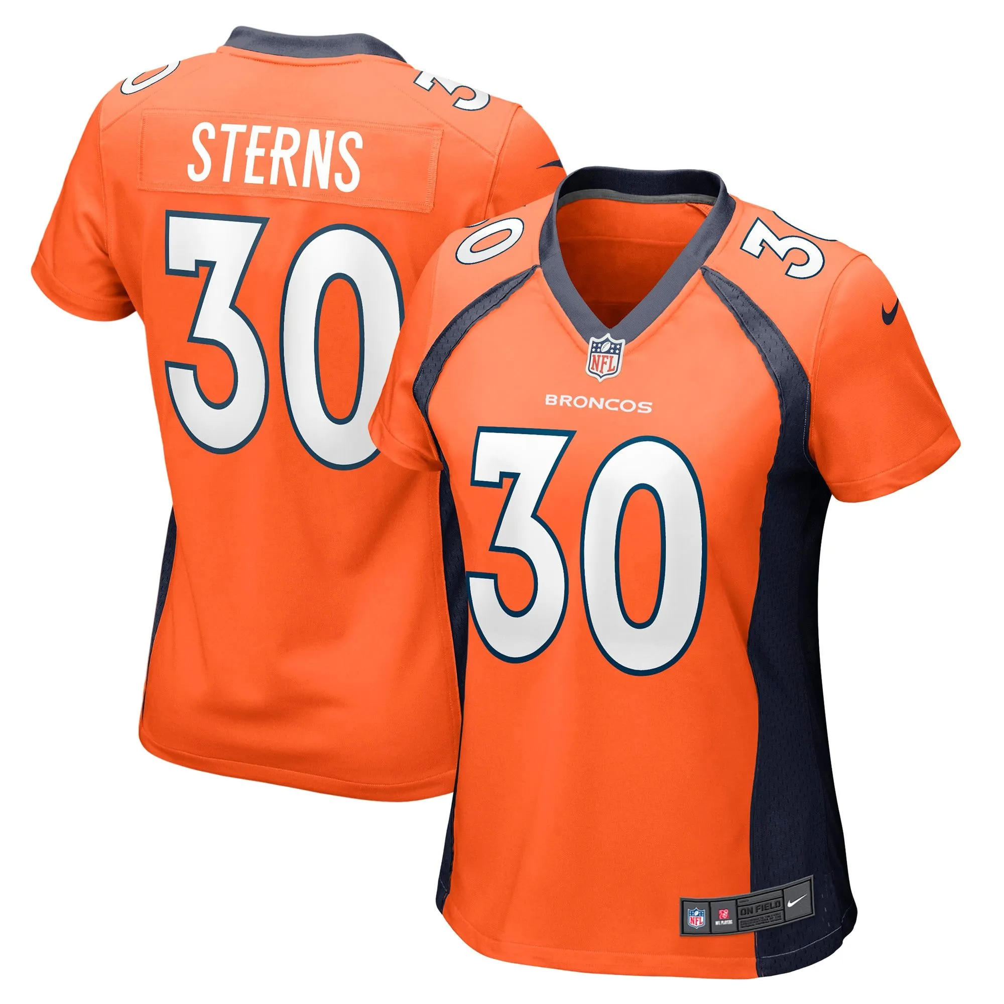 Caden Sterns Denver Broncos  Women's Game Jersey - Orange