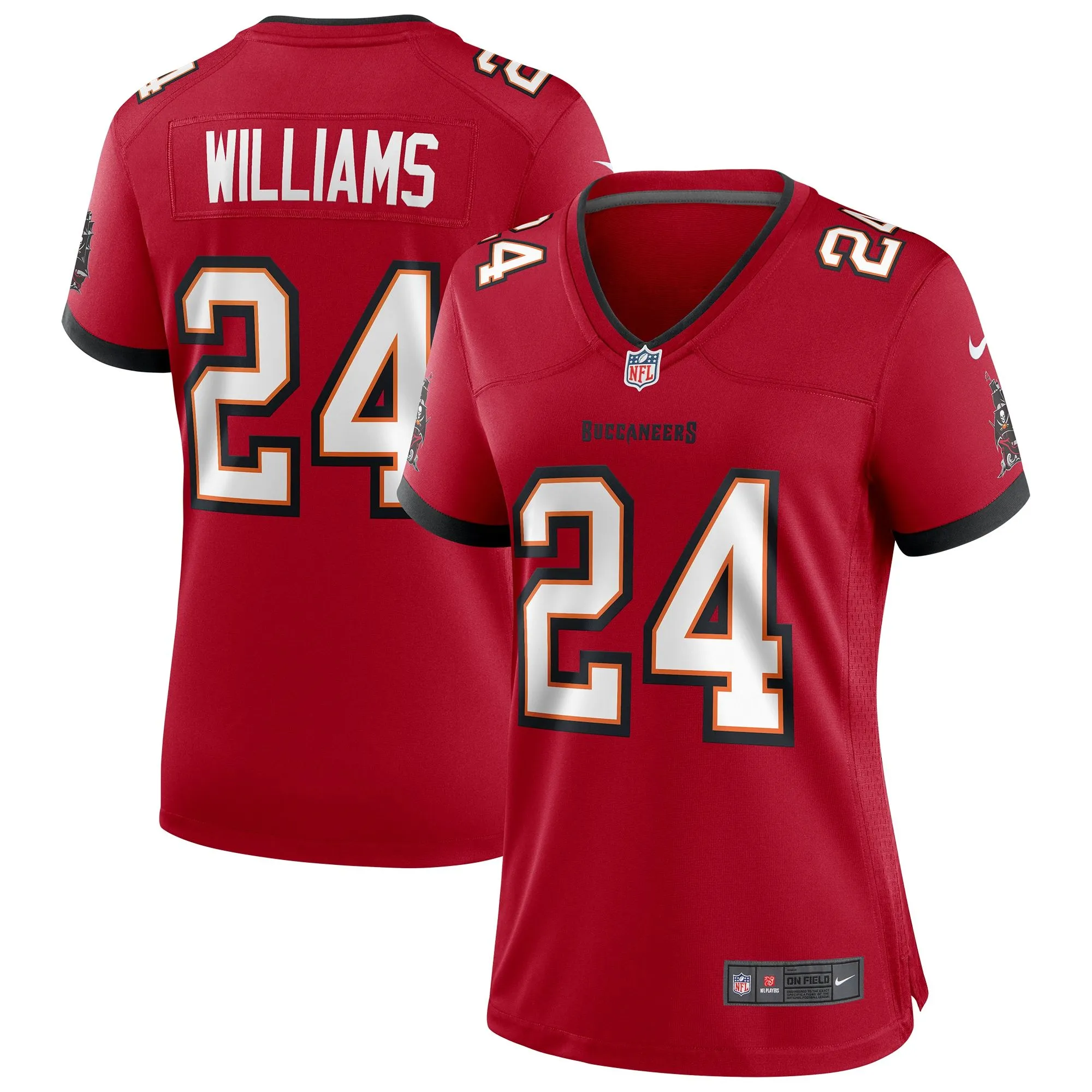 Cadillac Williams Tampa Bay Buccaneers  Women's Game Retired Player Jersey - Red