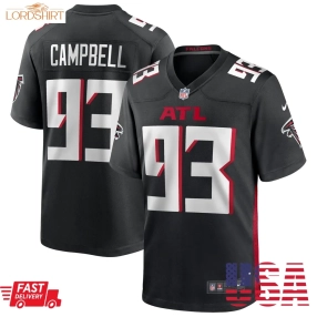 Calais Campbell Atlanta Falcons  Game Player Jersey   Black