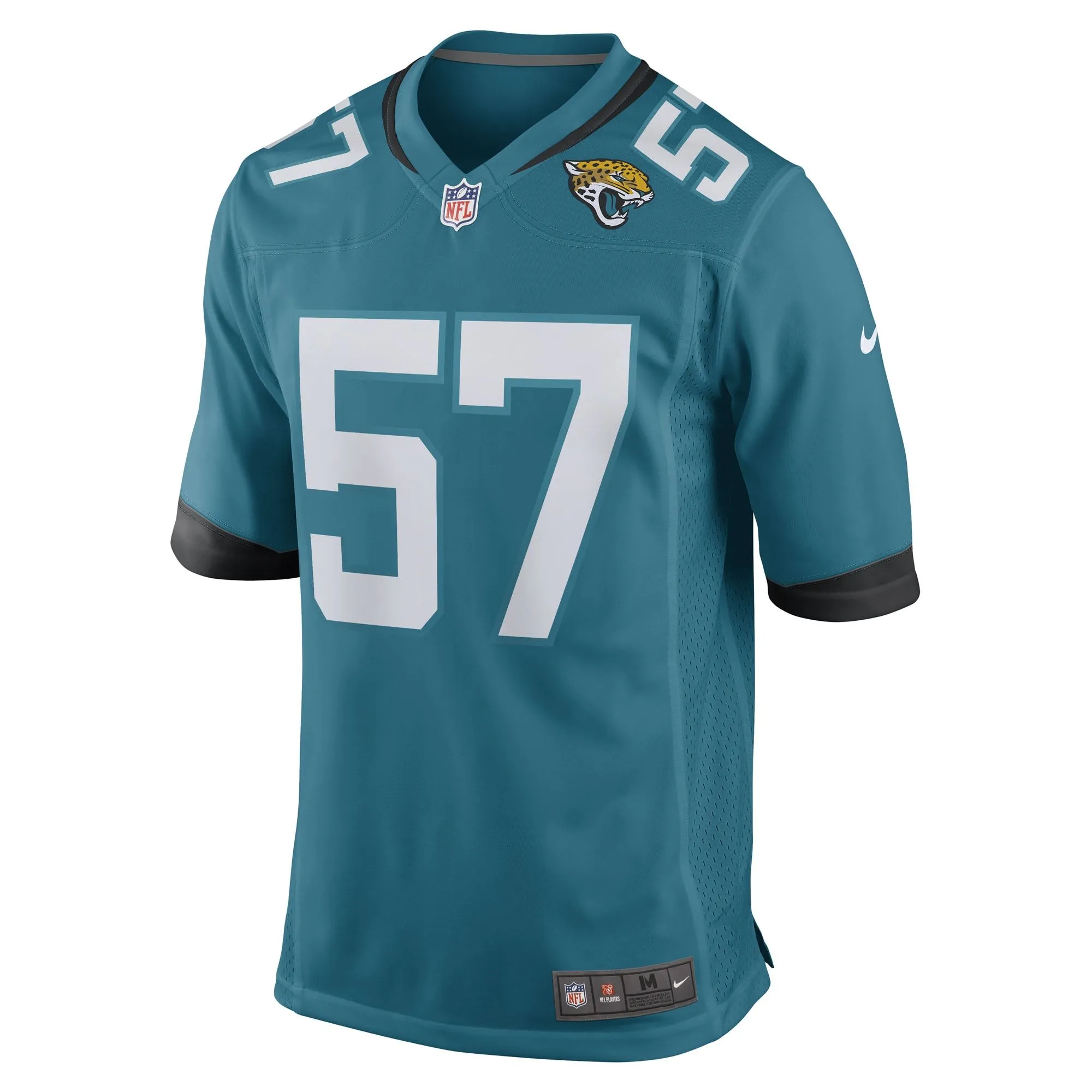 Caleb Johnson Jacksonville Jaguars  Game Player Jersey - Teal