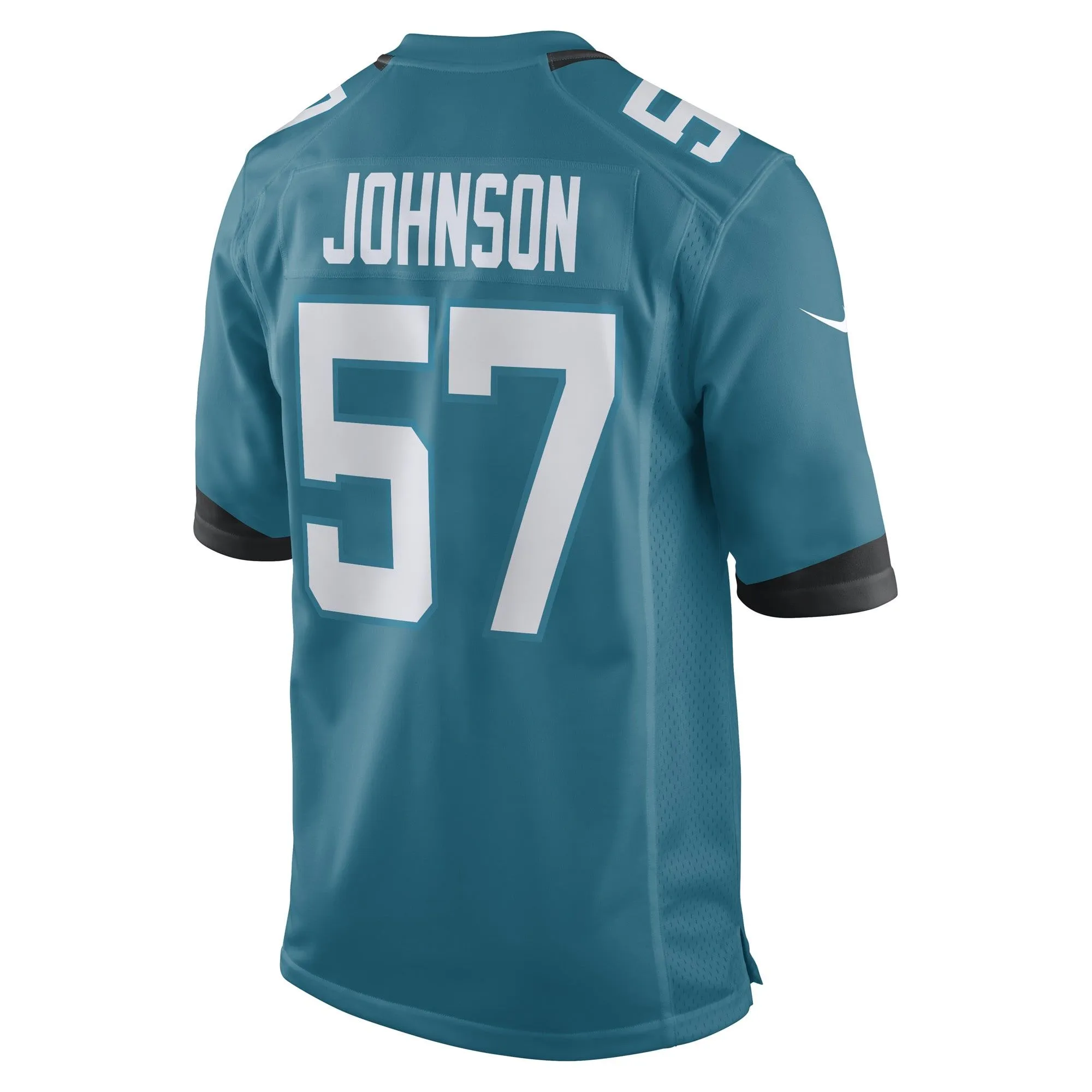 Caleb Johnson Jacksonville Jaguars  Game Player Jersey - Teal