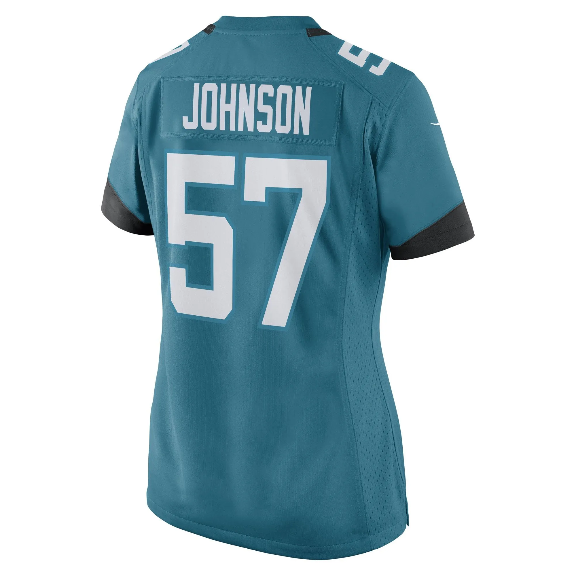 Caleb Johnson Jacksonville Jaguars  Women's Game Player Jersey - Teal