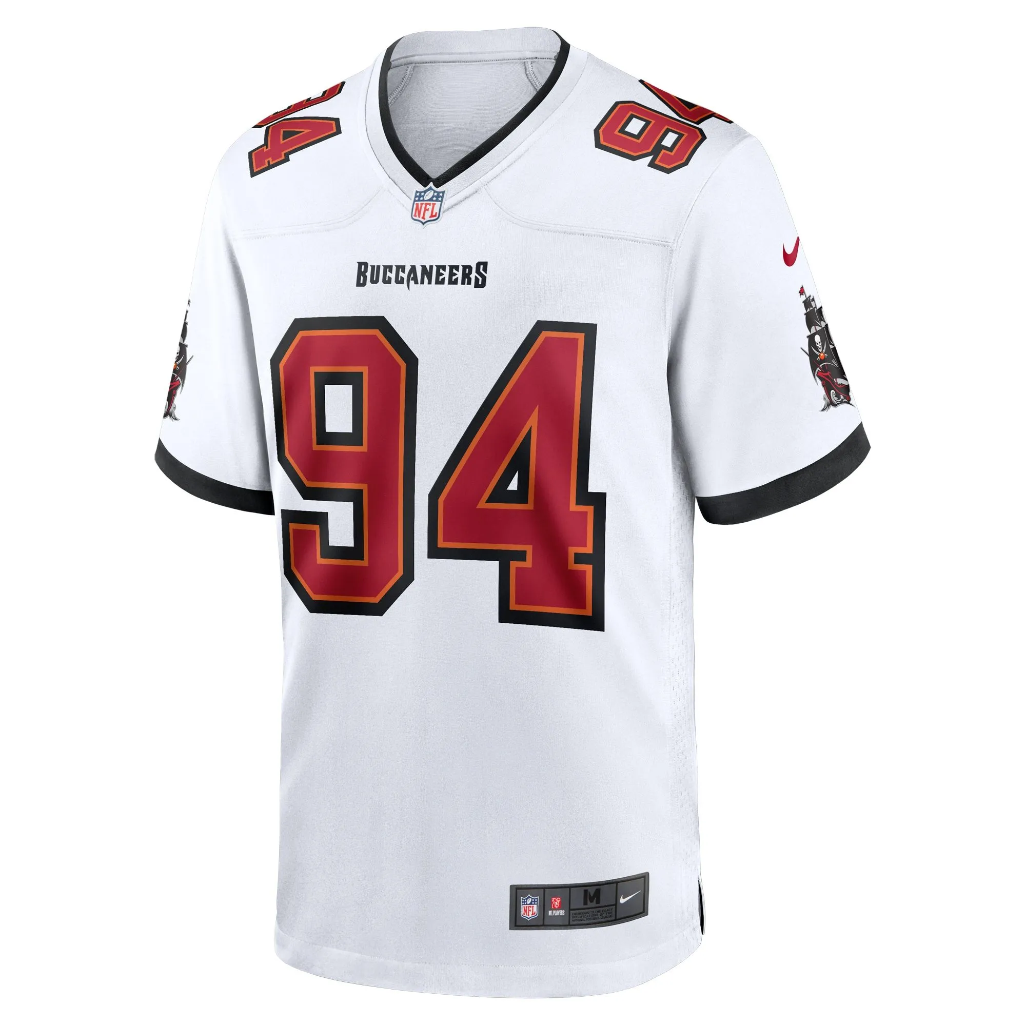 Calijah Kancey Tampa Bay Buccaneers   Game Jersey -  White