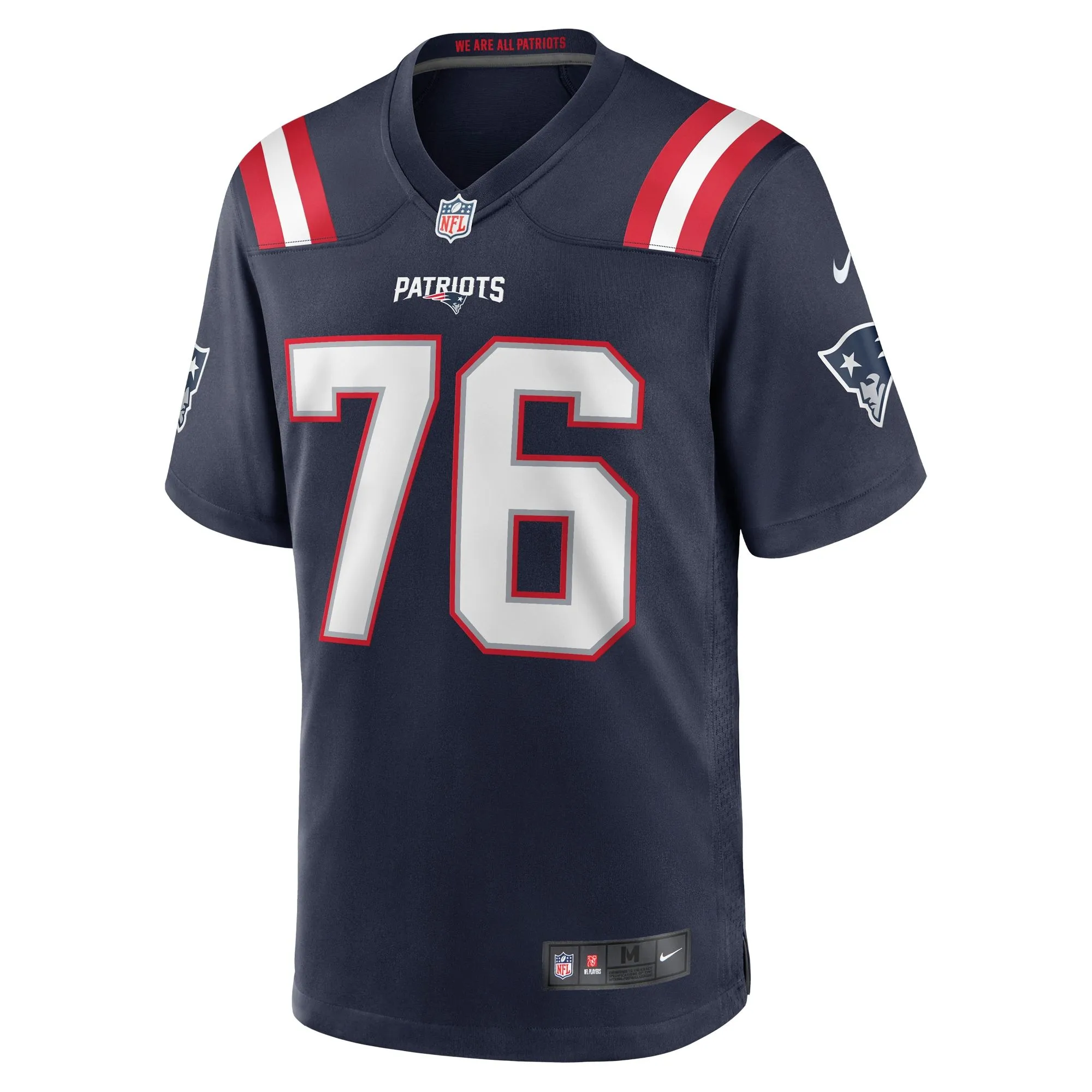 Calvin Anderson New England Patriots  Game Jersey - Navy