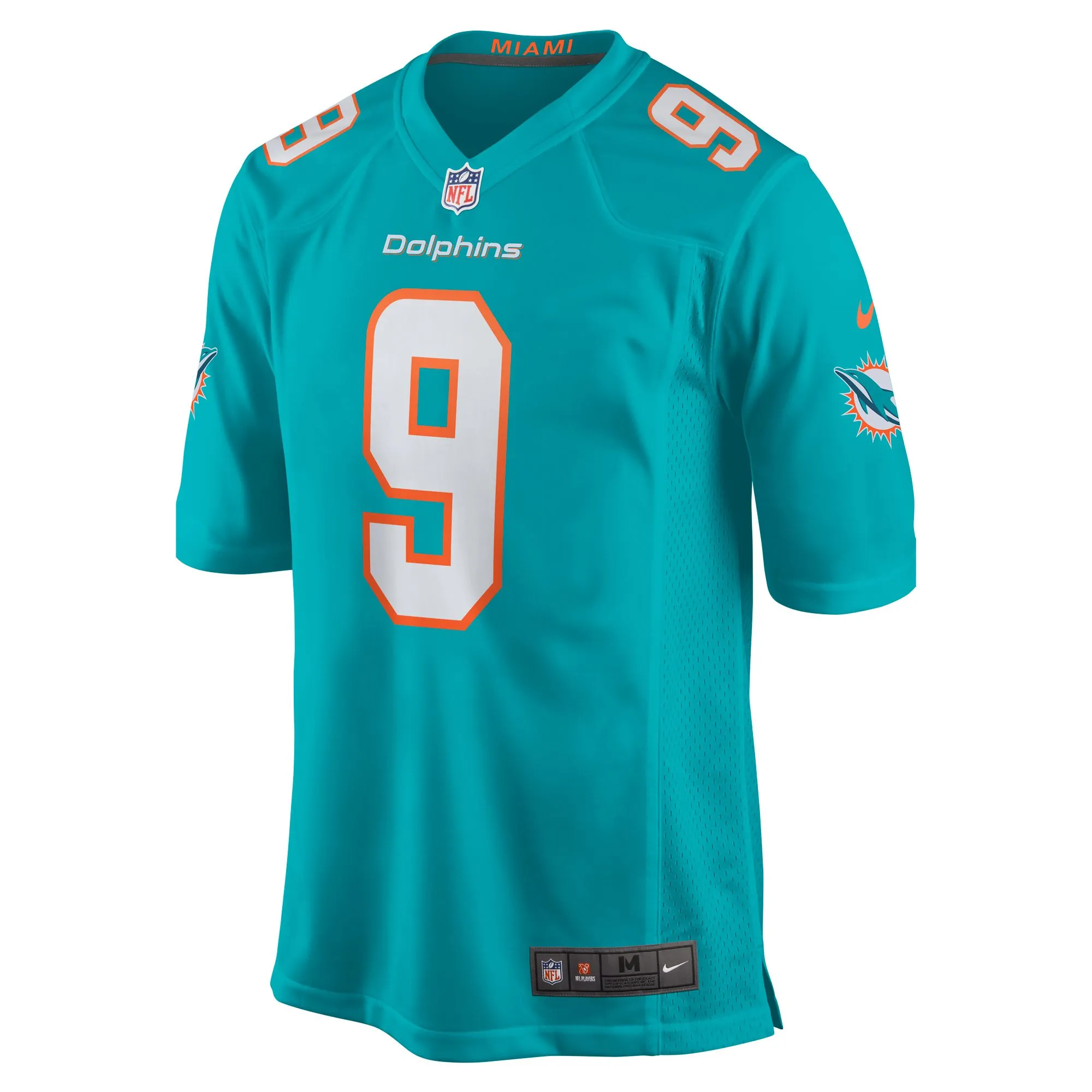 Calvin Jackson Miami Dolphins  Home Game Player Jersey - Aqua