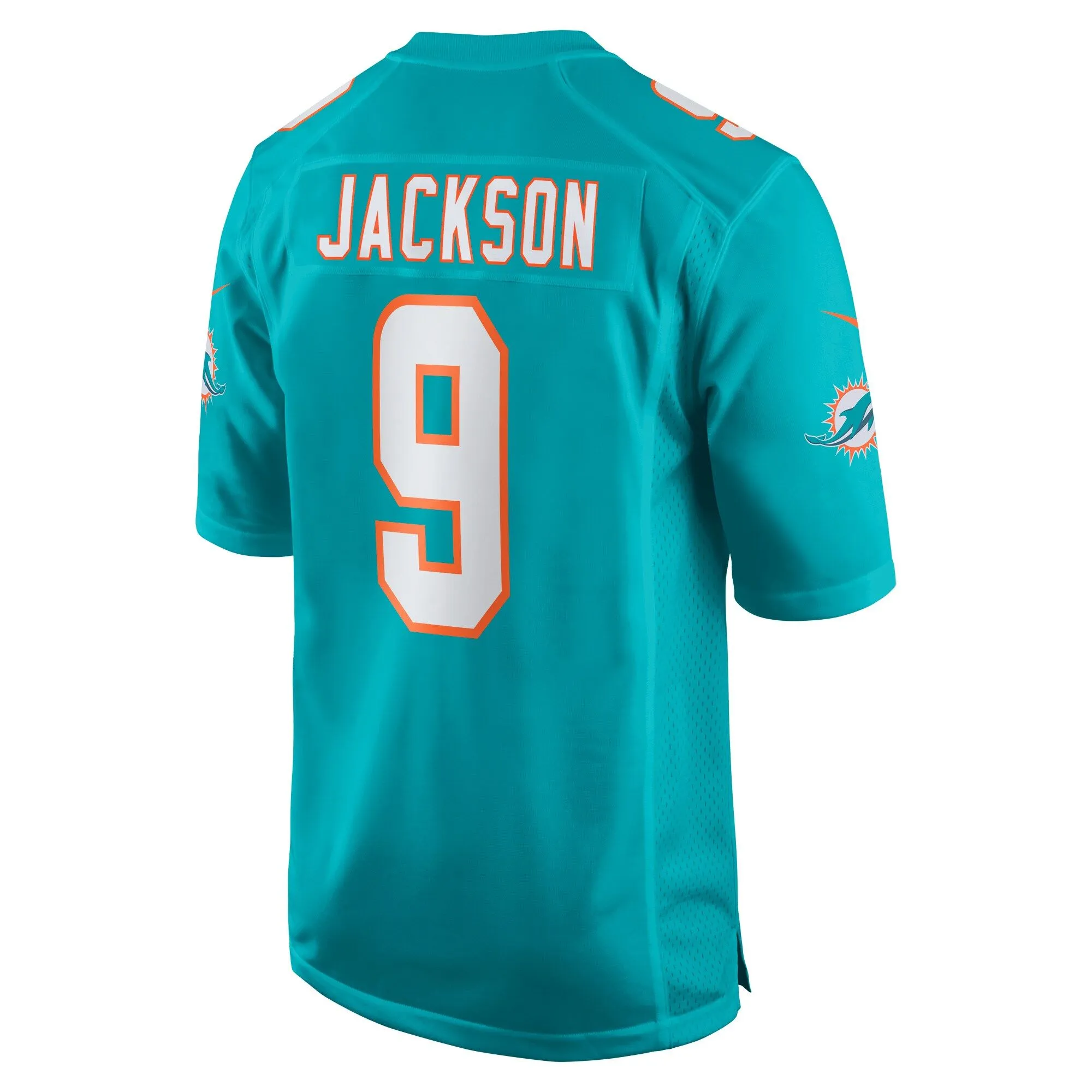 Calvin Jackson Miami Dolphins  Home Game Player Jersey - Aqua