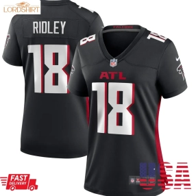 Calvin Ridley Atlanta Falcons  Women's Game Player Jersey   Black