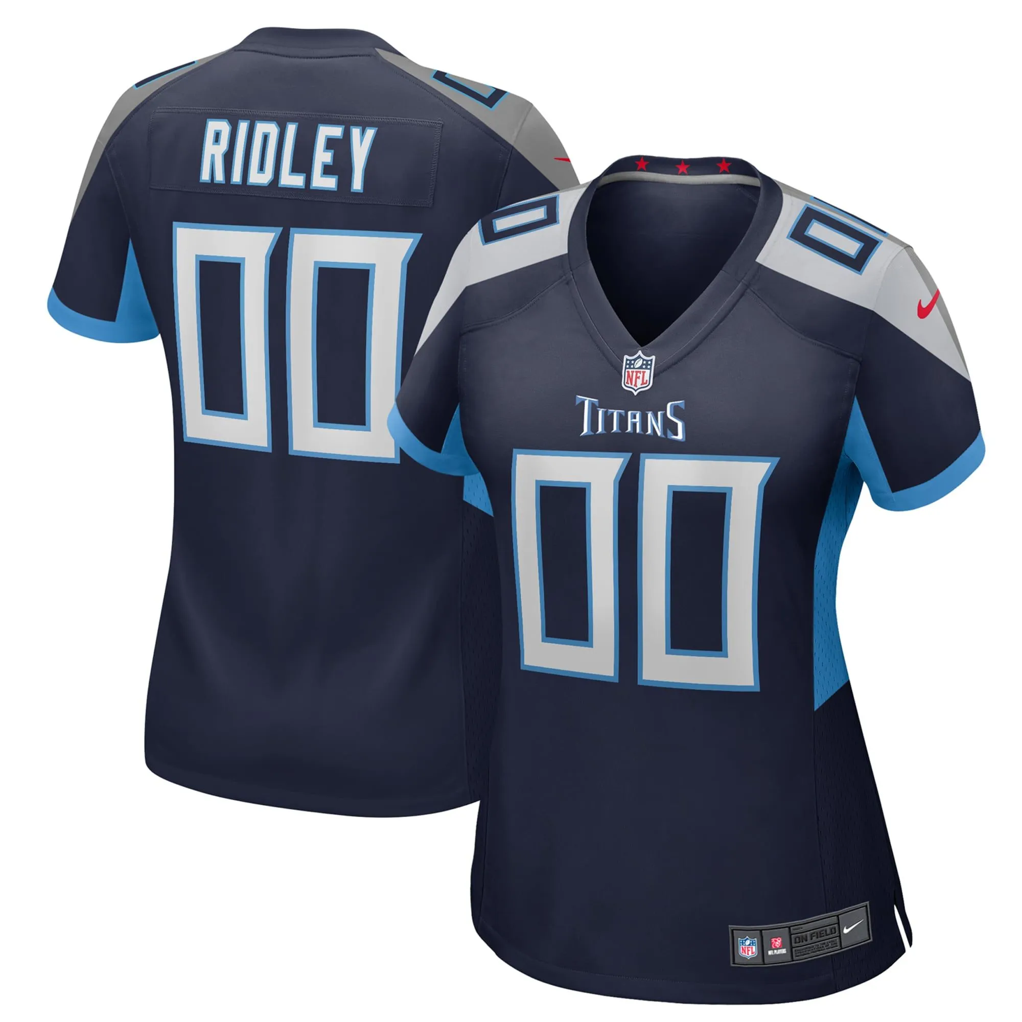 Calvin Ridley Tennessee Titans  Women's Game Player Jersey - Navy