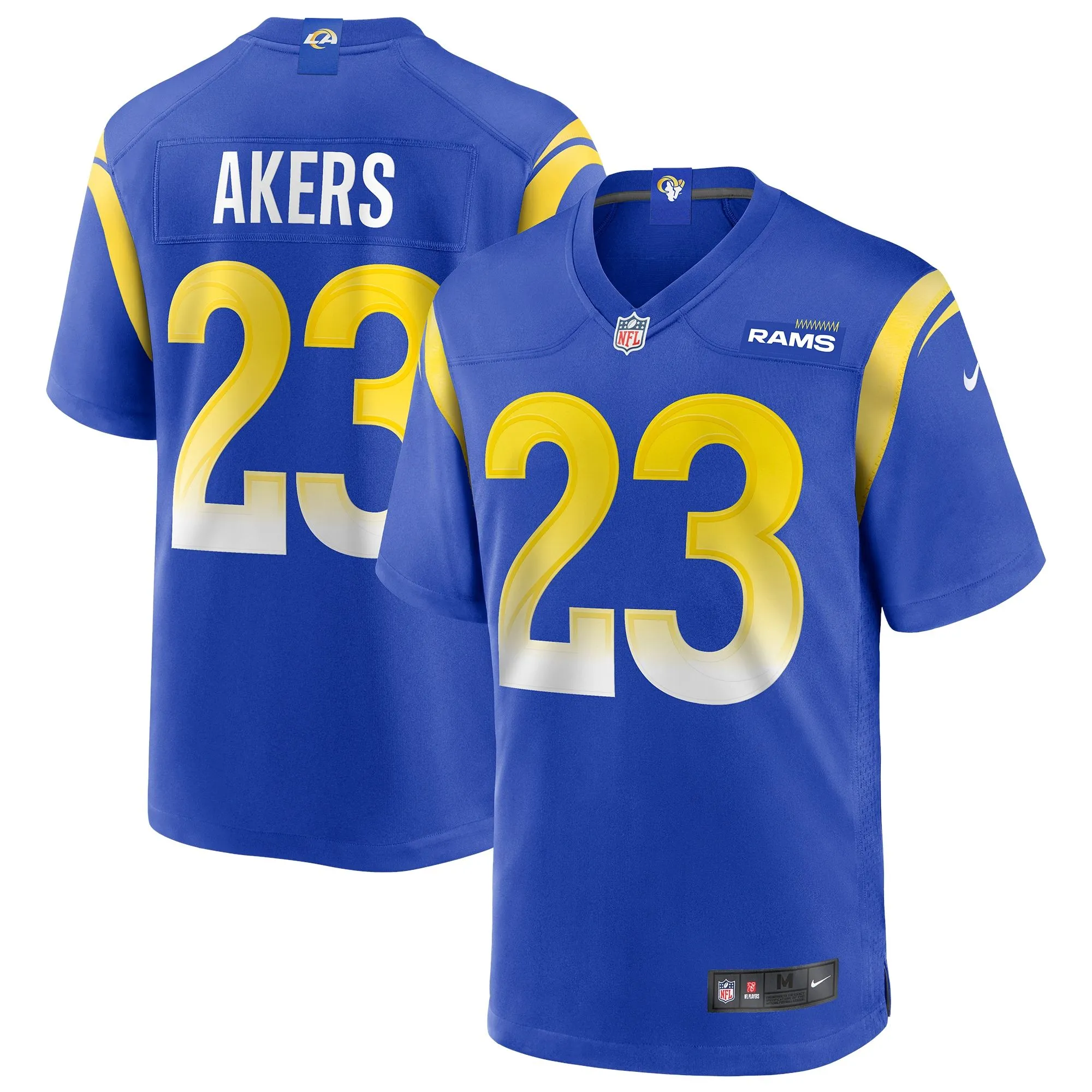 Cam Akers Los Angeles Rams  Game Player Jersey - Royal