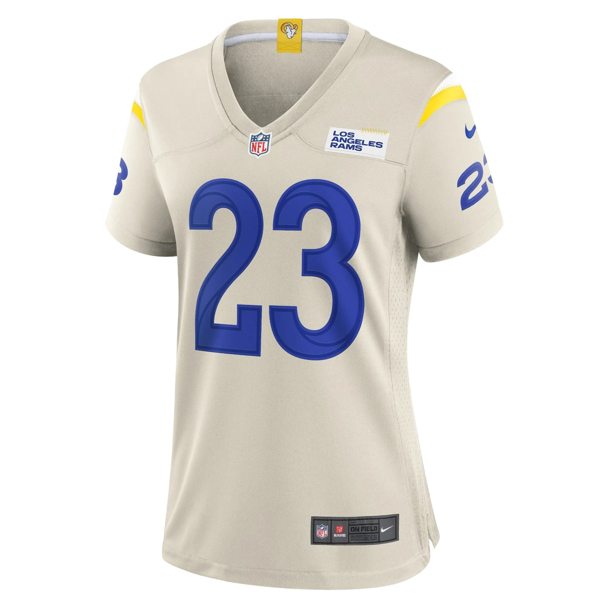 Cam Akers Los Angeles Rams  Women's Game Jersey - Bone