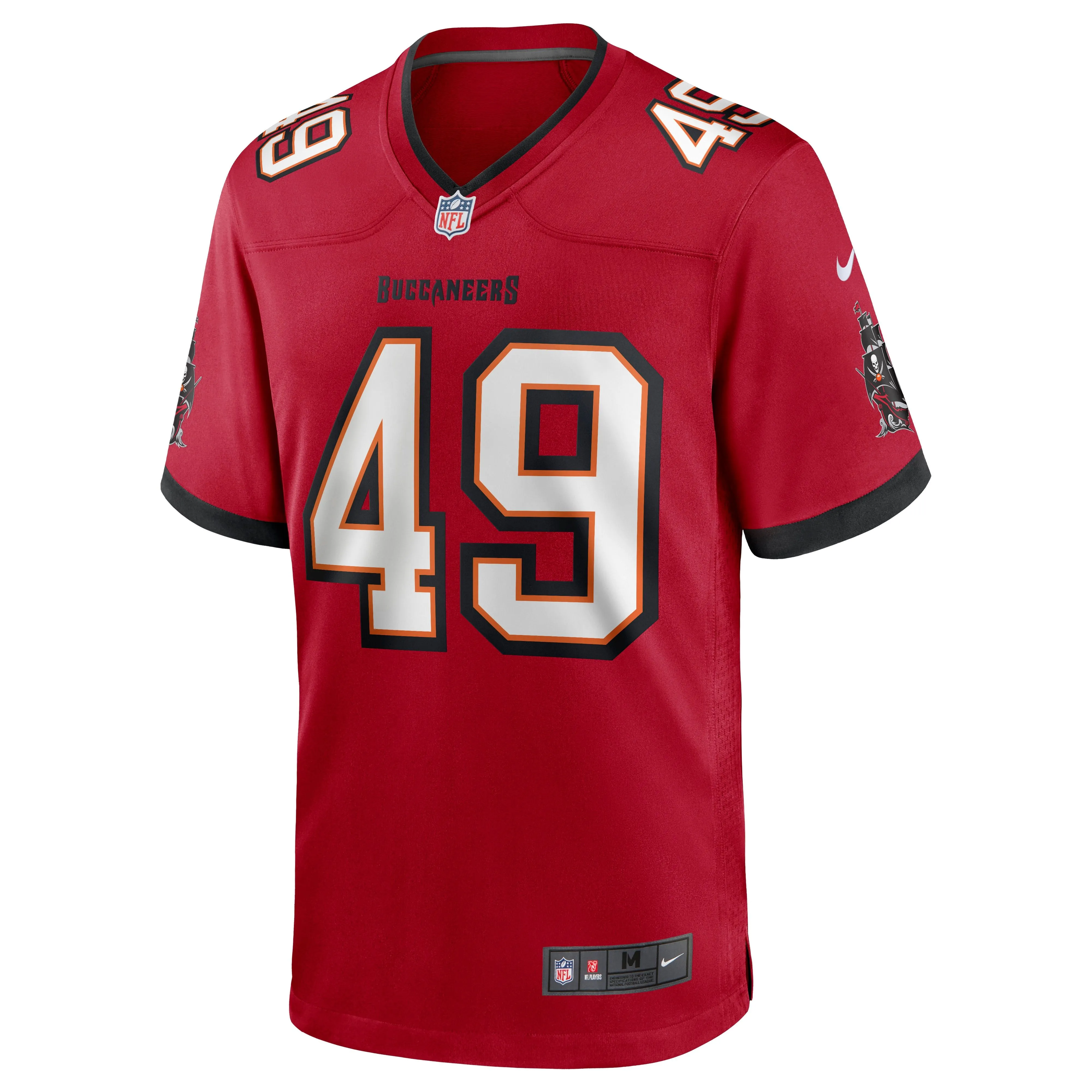 Cam Gill Tampa Bay Buccaneers  Game Jersey - Red