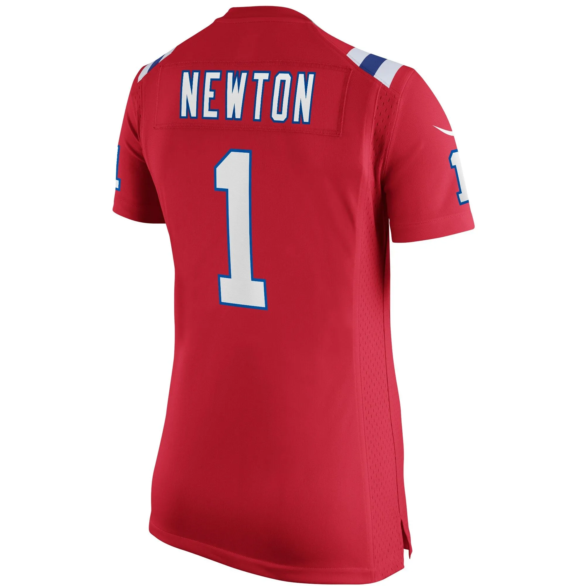 Cam Newton New England Patriots  Women's Alternate Game Jersey - Red