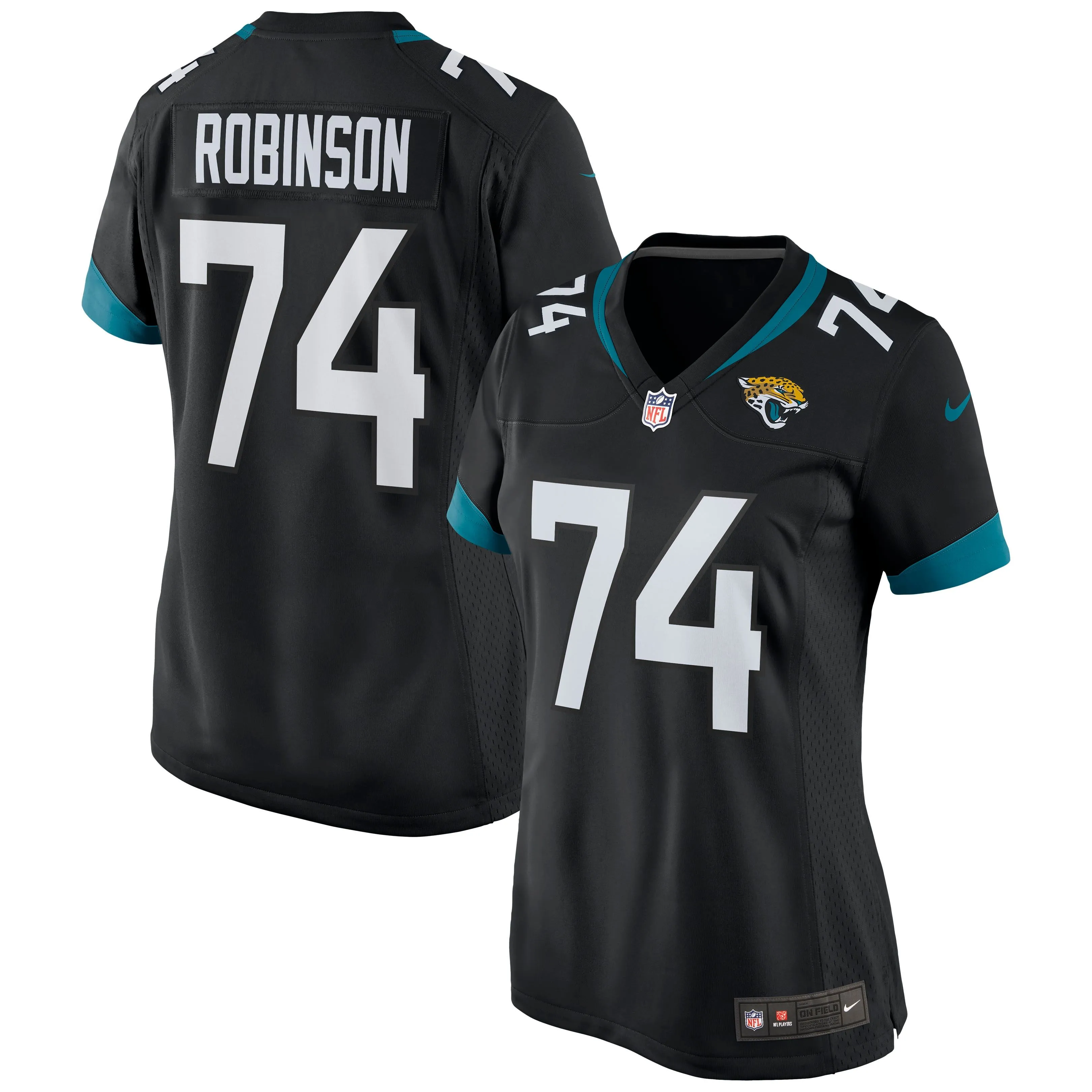 Cam Robinson Jacksonville Jaguars  Women's Game Jersey - Black