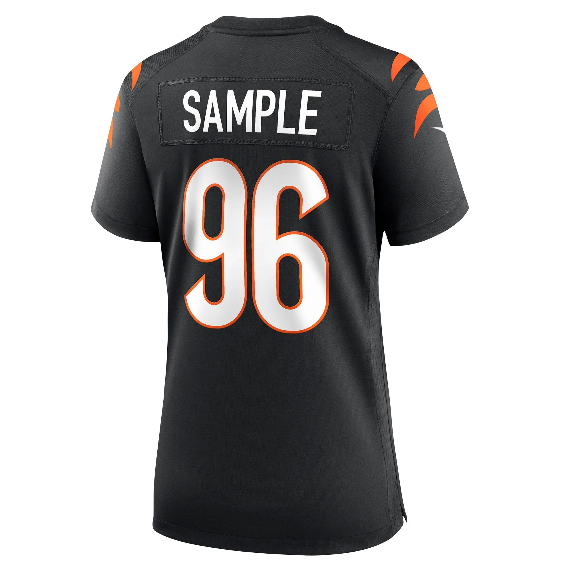 Cam Sample Cincinnati Bengals  Women's Game Jersey - Black