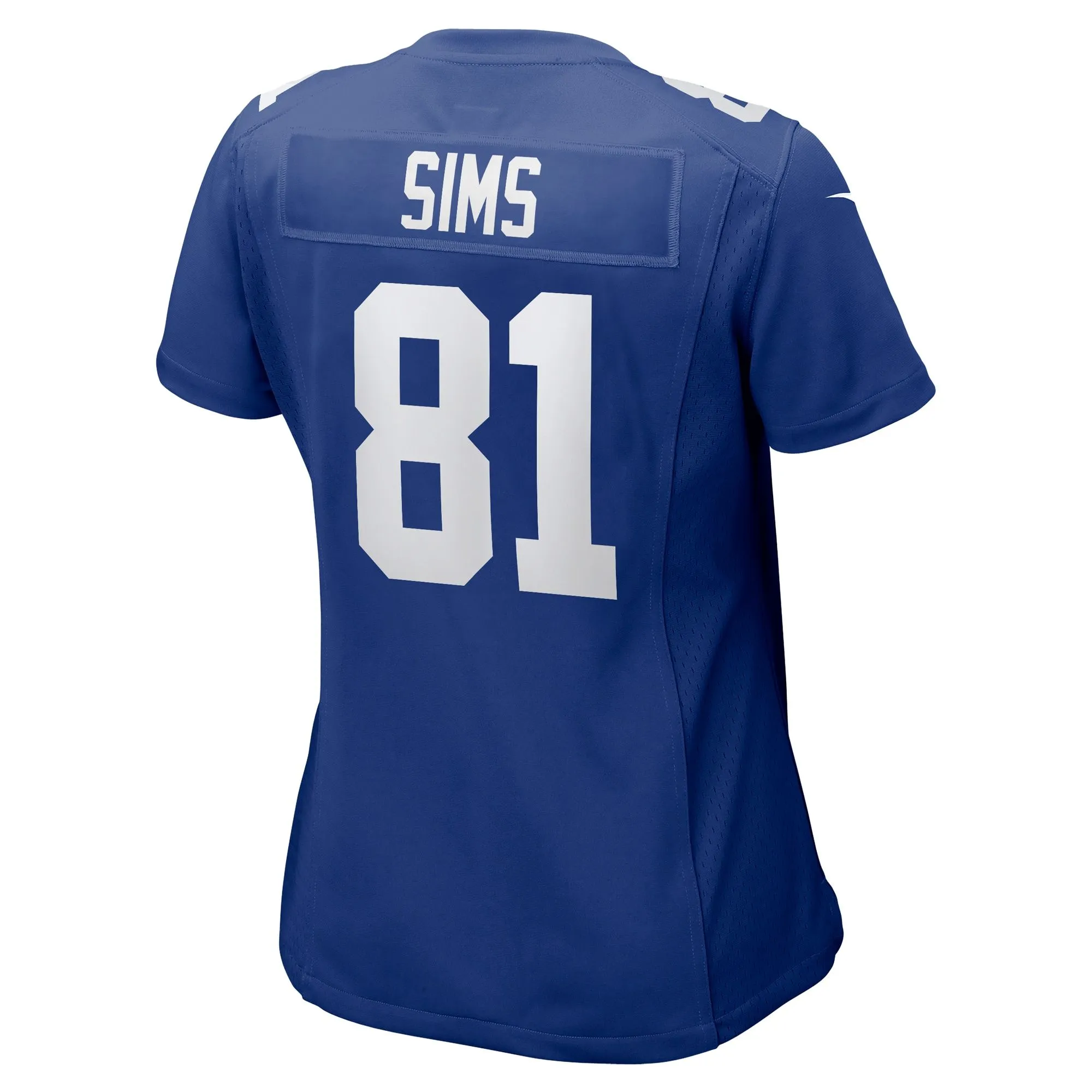 Cam Sims New York Giants  Women's Team Game Jersey -  Royal