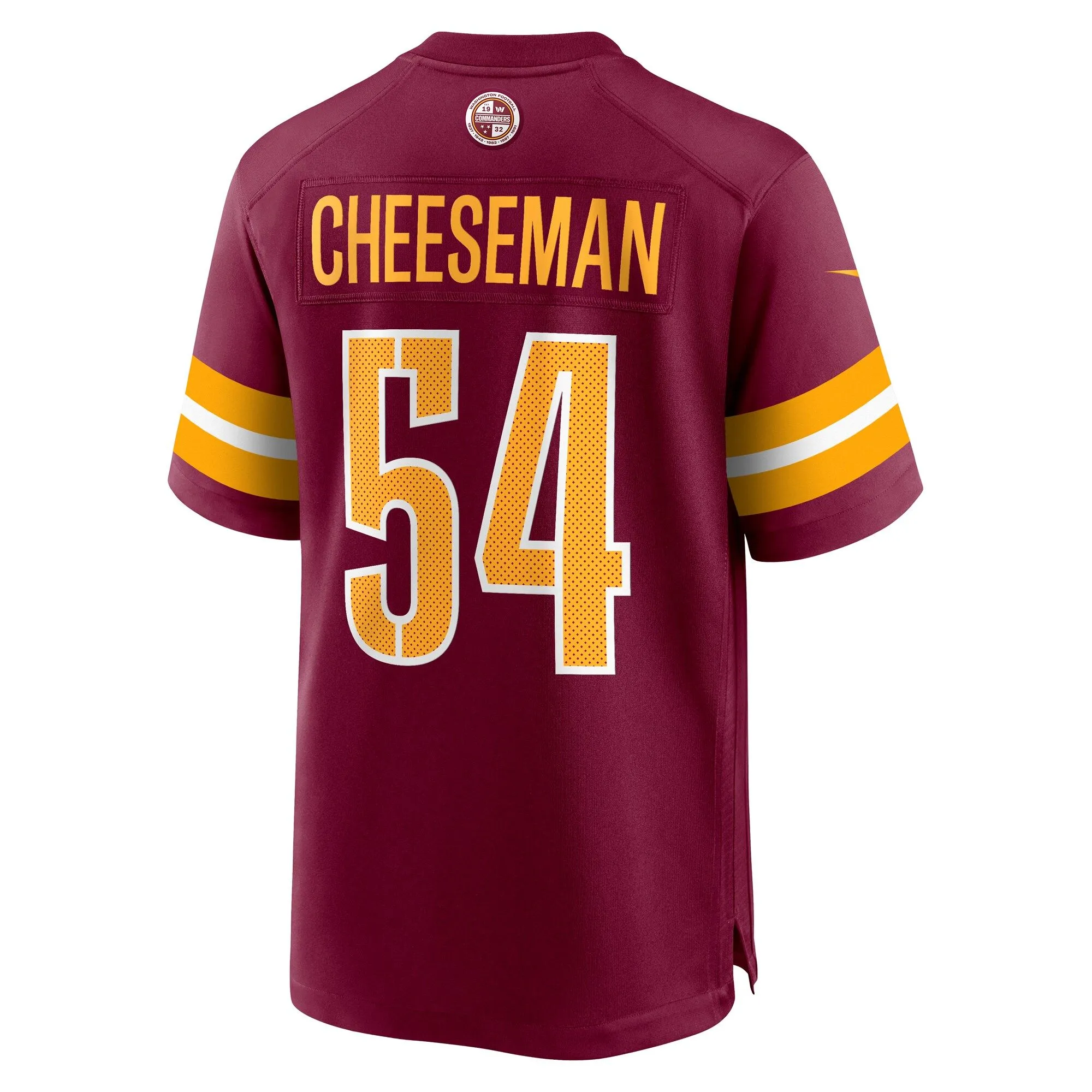 Camaron Cheeseman Washington Commanders   Game Jersey -  Burgundy