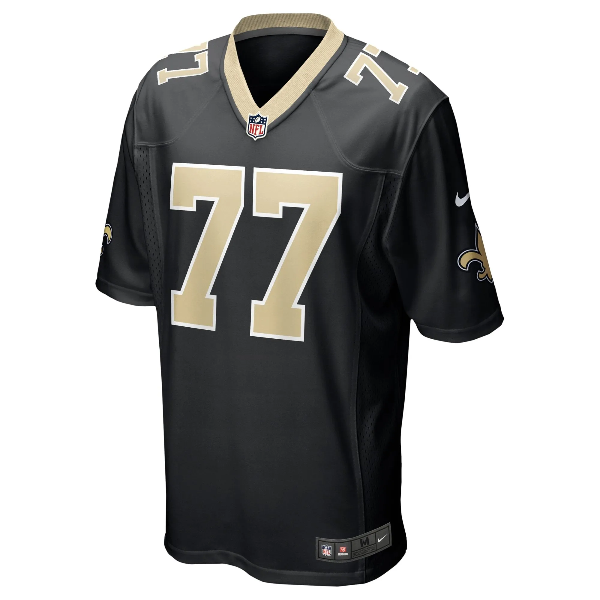 Cameron Erving New Orleans Saints   Game Jersey -  Black