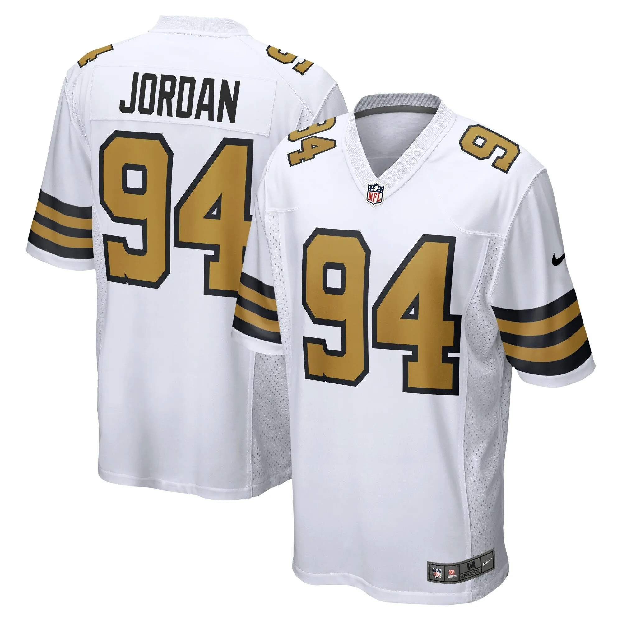 Cameron Jordan New Orleans Saints  Alternate Game Jersey -  White