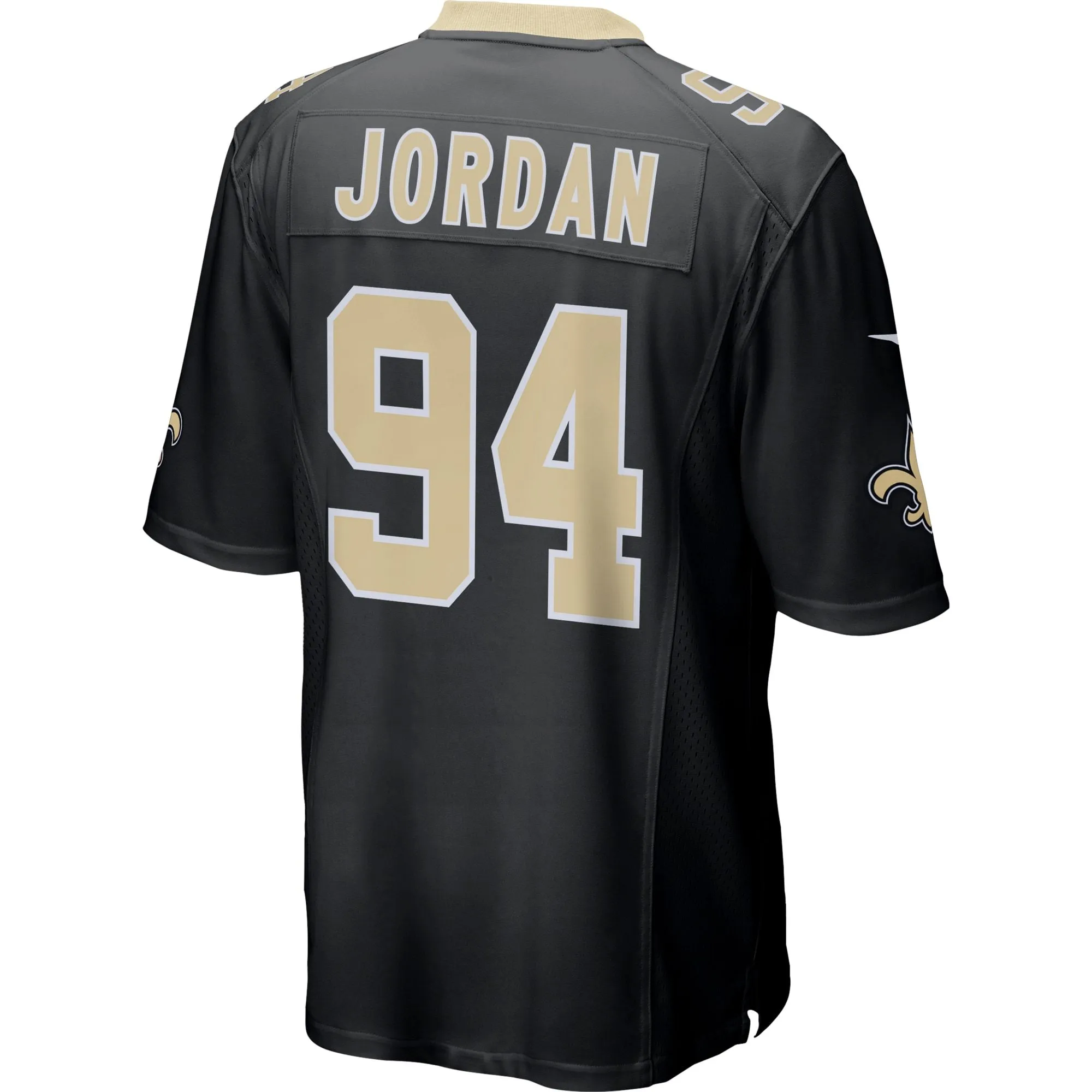 Cameron Jordan New Orleans Saints  Game Jersey - Black