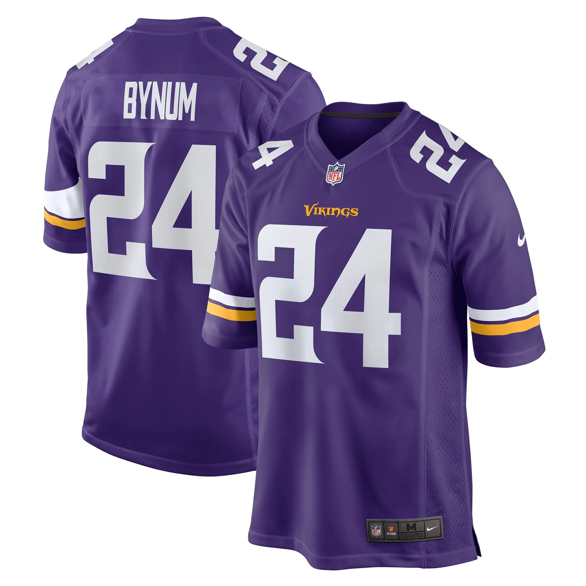 Camryn Bynum Minnesota Vikings  Player Game Jersey - Purple