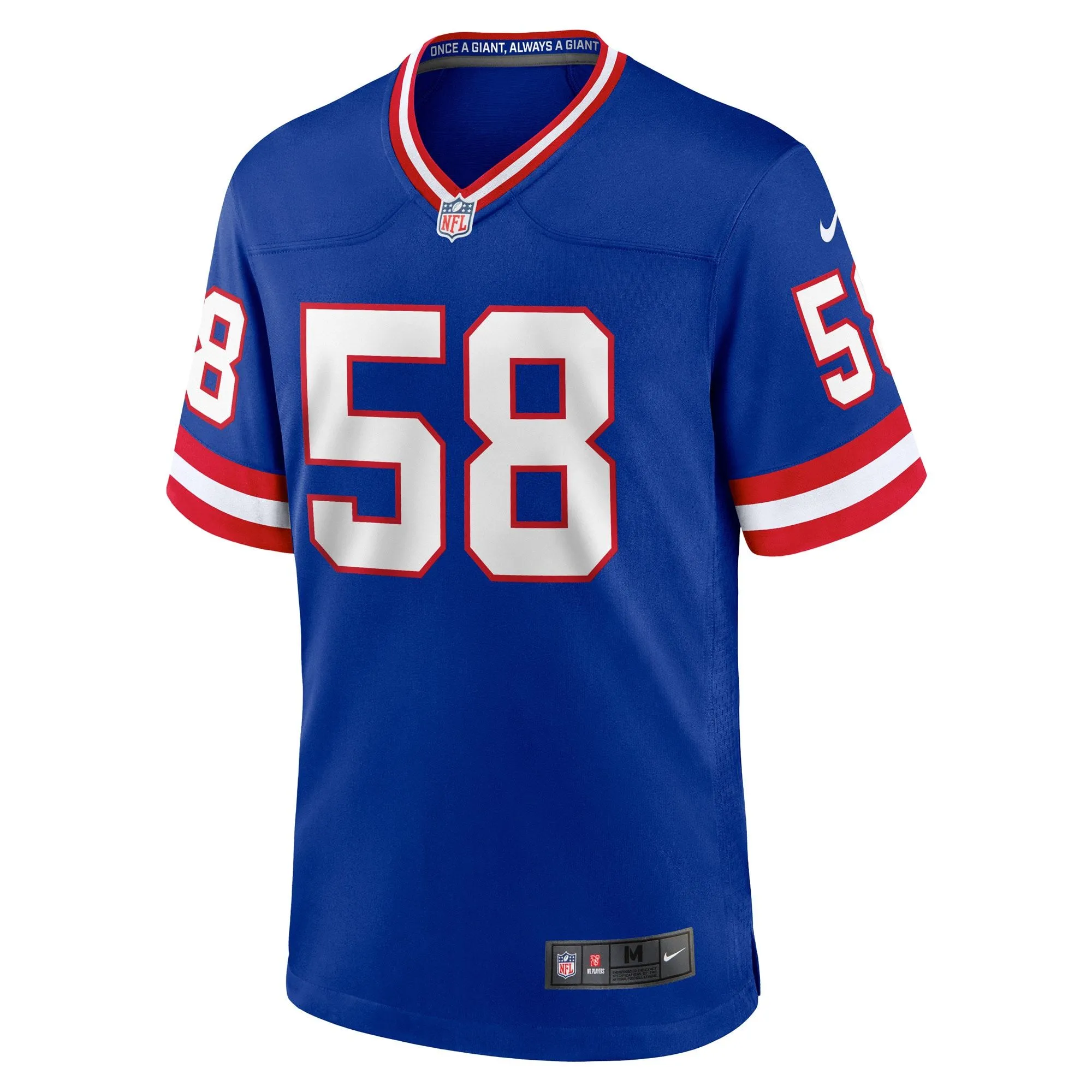 Carl Banks New York Giants  Classic Retired Player Game Jersey - Royal