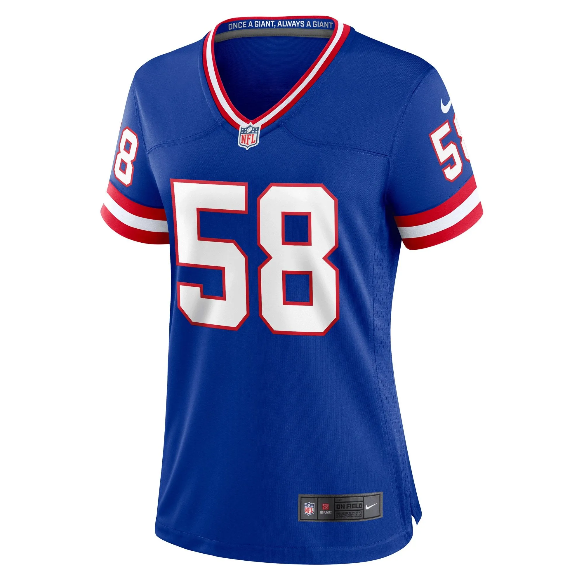 Carl Banks New York Giants  Women's Classic Retired Player Game Jersey - Royal