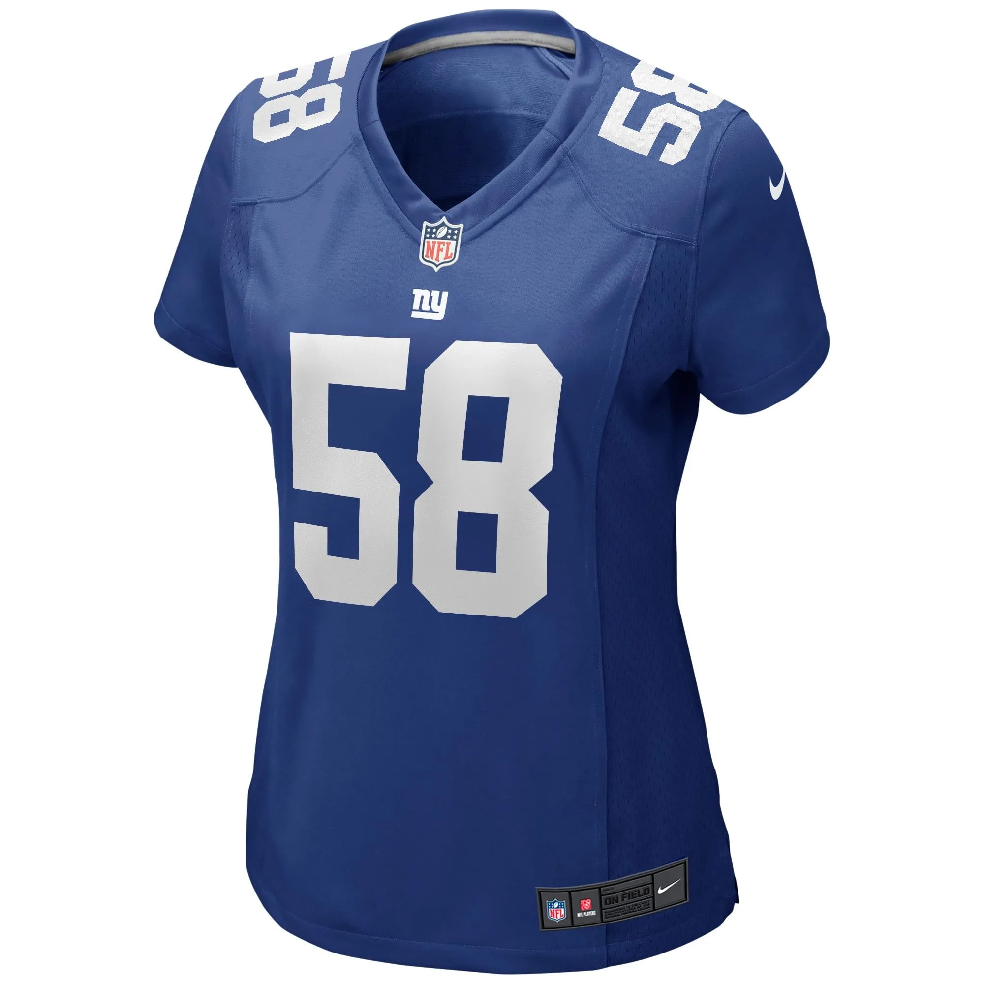 Carl Banks New York Giants  Women's Game Retired Player Jersey - Royal