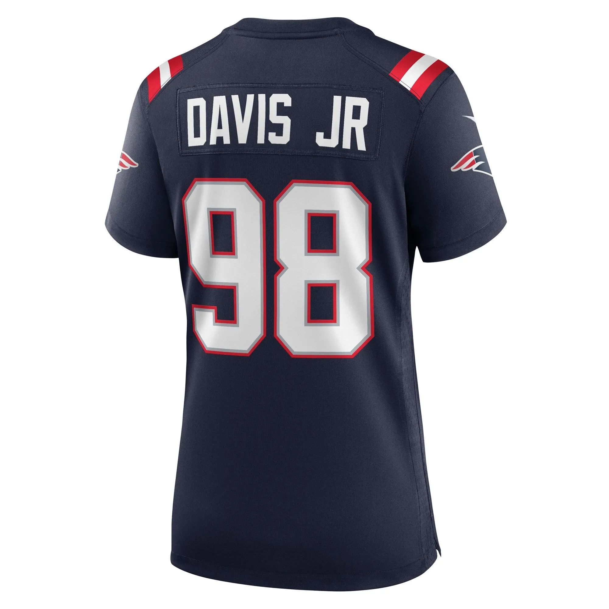 Carl Davis Jr. New England Patriots  Women's Game Player Jersey - Navy