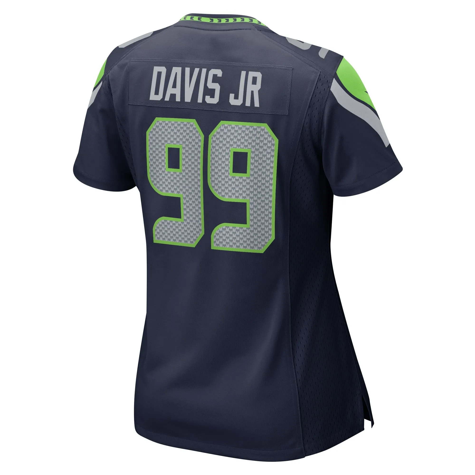 Carl Davis Jr. Seattle Seahawks  Women's  Game Jersey -  Navy