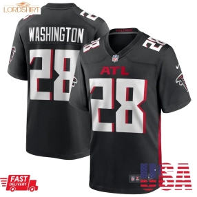 Carlos Washington Atlanta Falcons   Game Jersey    Black