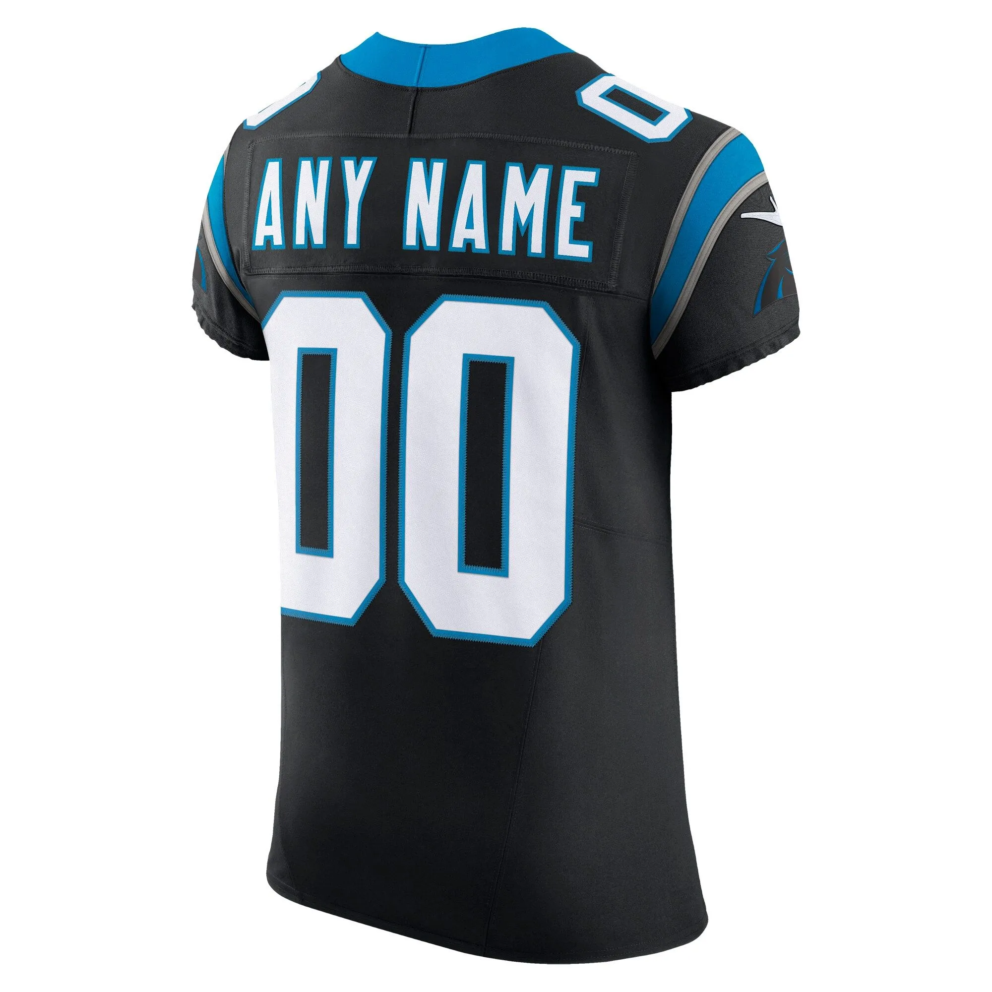 Carolina Panthers  Vapor F.U.S.E. Elite Custom Jersey - Black