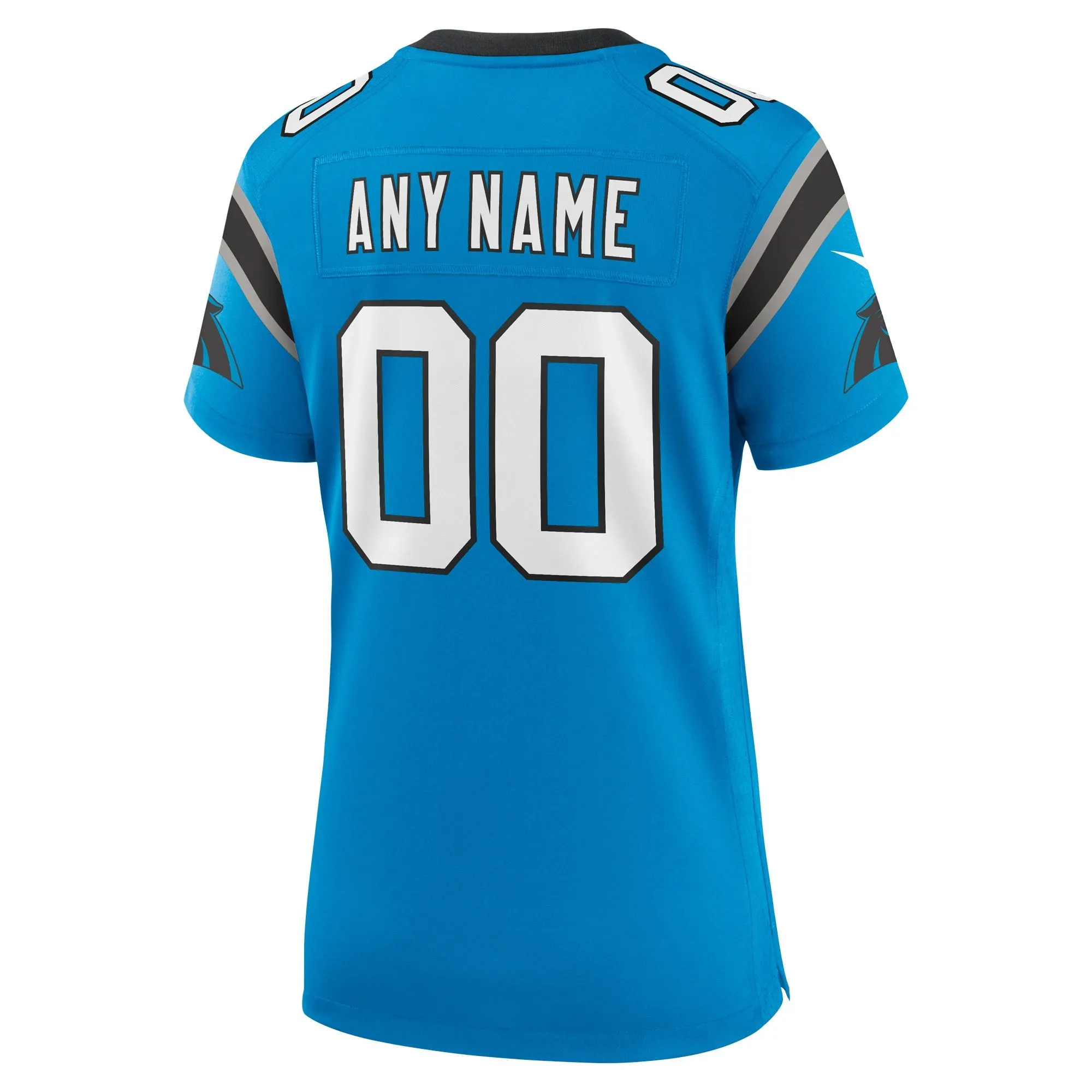 Carolina Panthers  Women's Alternate Custom Game Jersey - Blue