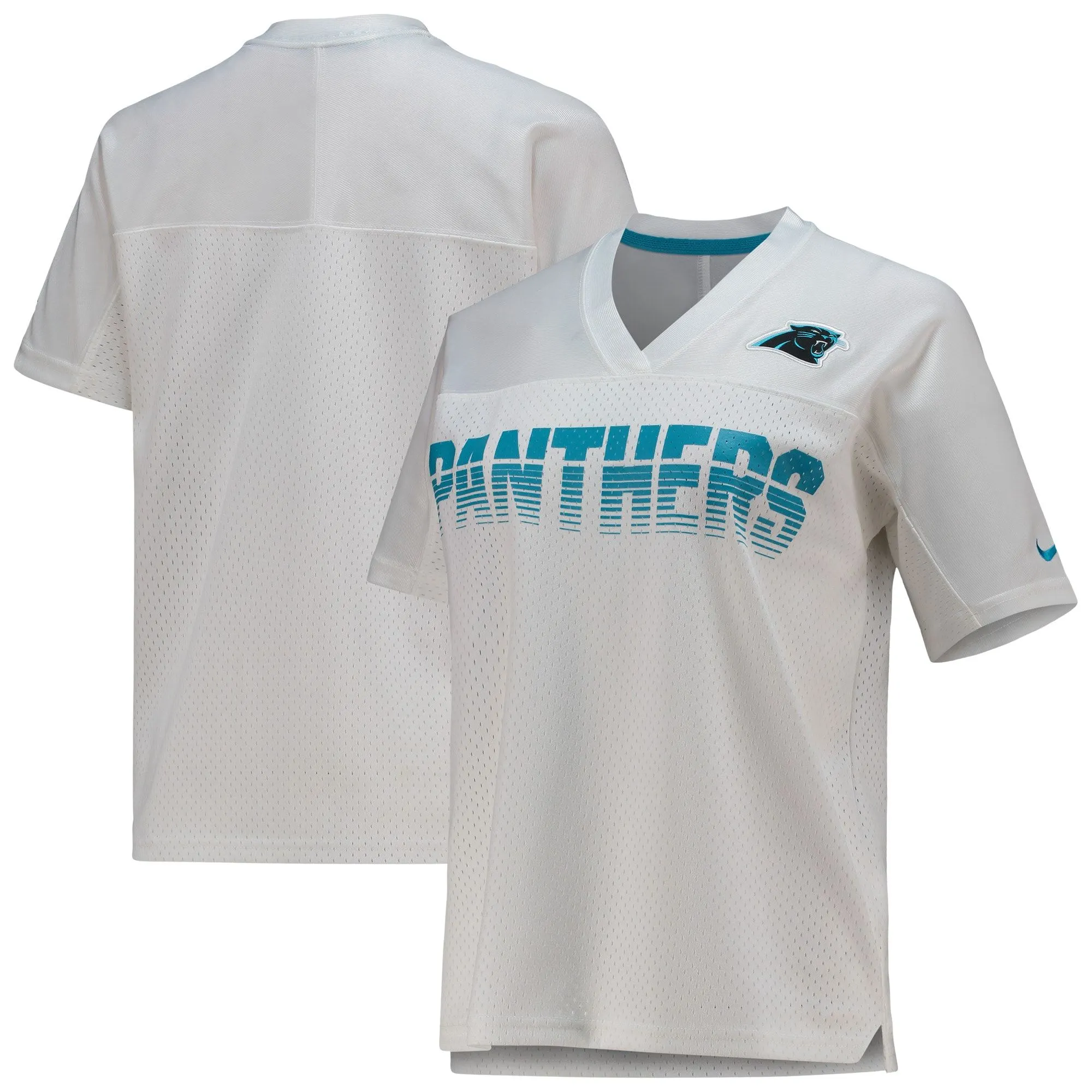 Carolina Panthers  Women's Fan Replica Jersey - White