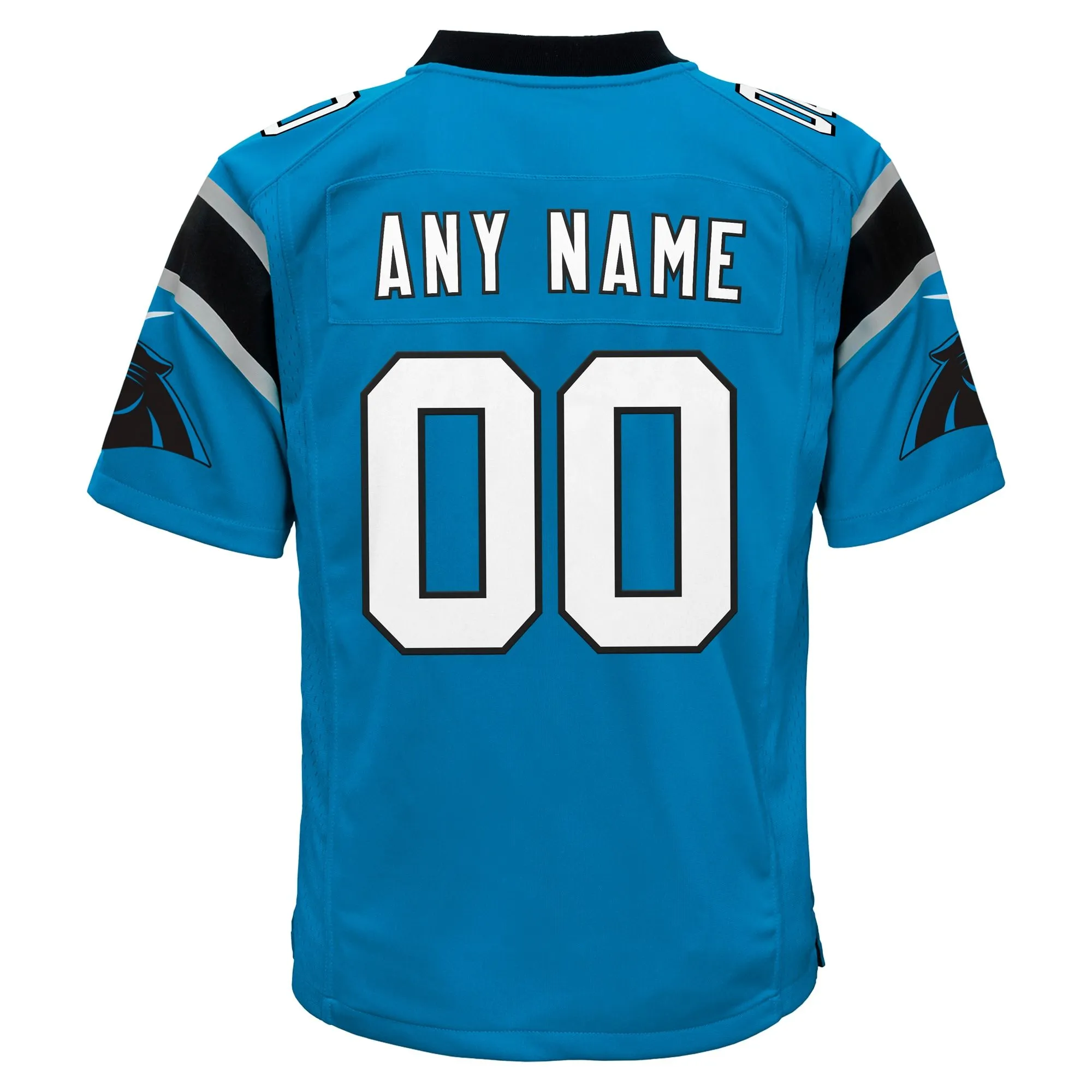 Carolina Panthers  Youth Alternate Custom Game Jersey - Blue