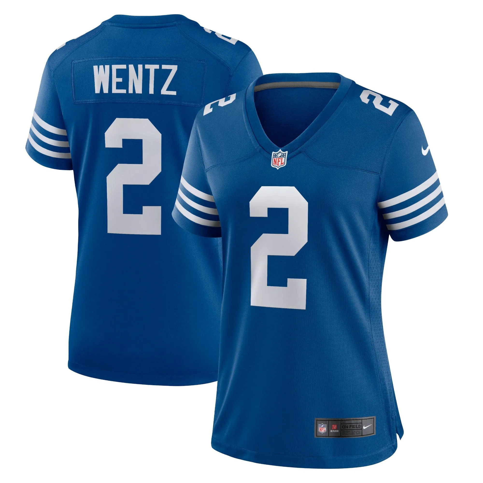 Carson Wentz Indianapolis Colts  Women's Alternate Game Jersey - Royal