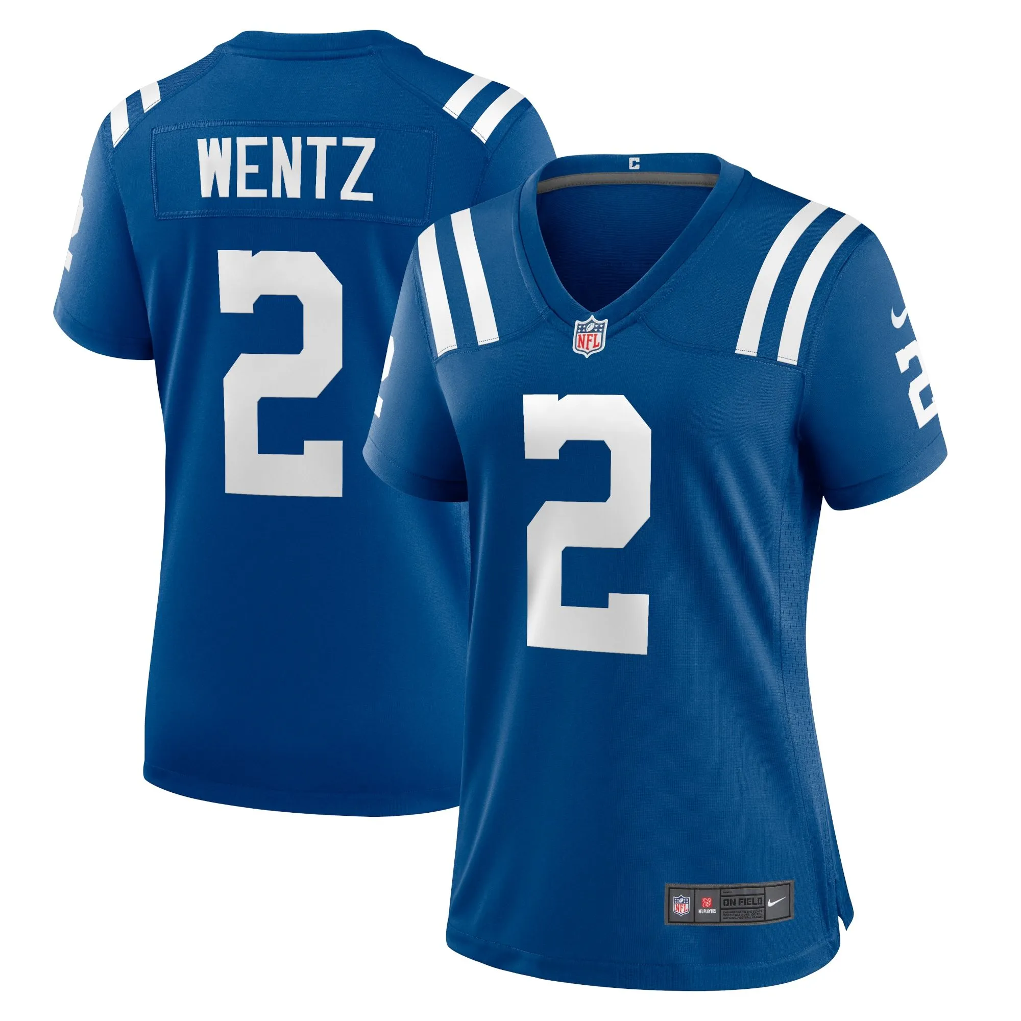 Carson Wentz Indianapolis Colts  Women's Game Jersey - Royal