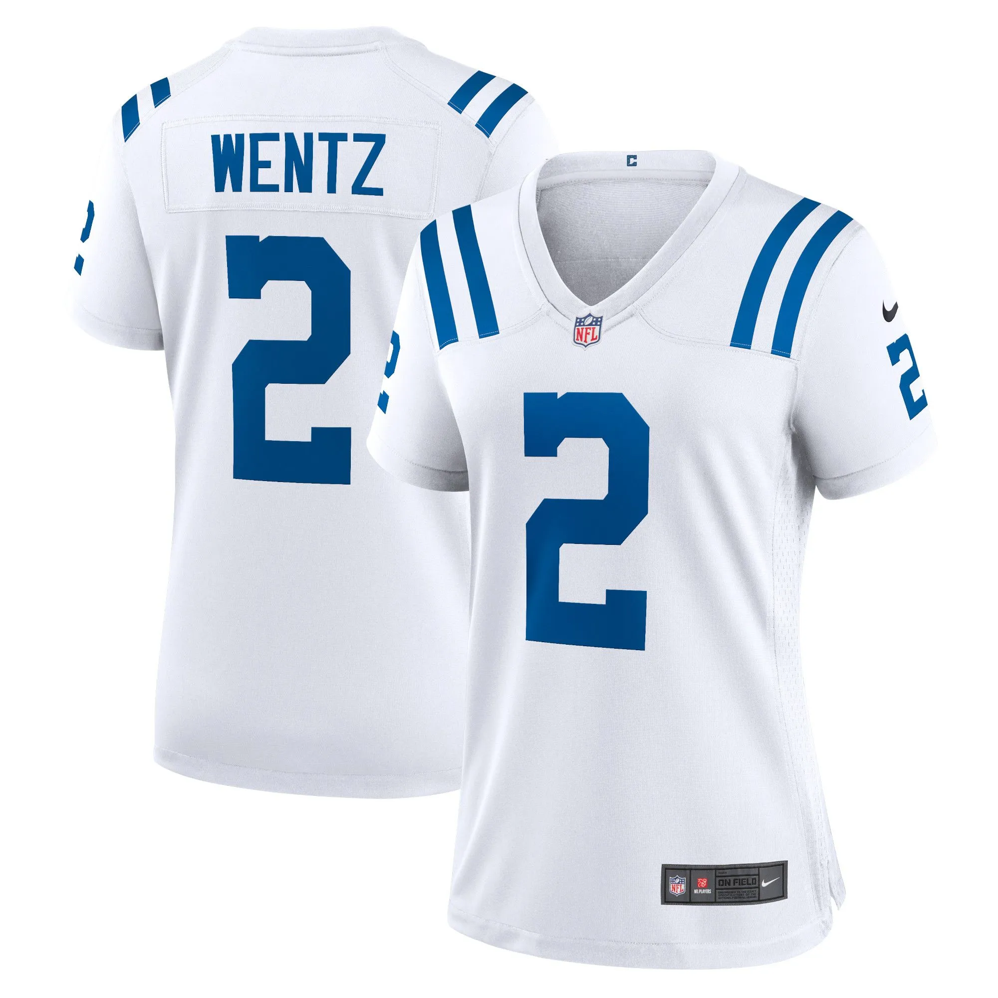 Carson Wentz Indianapolis Colts  Women's Game Jersey - White