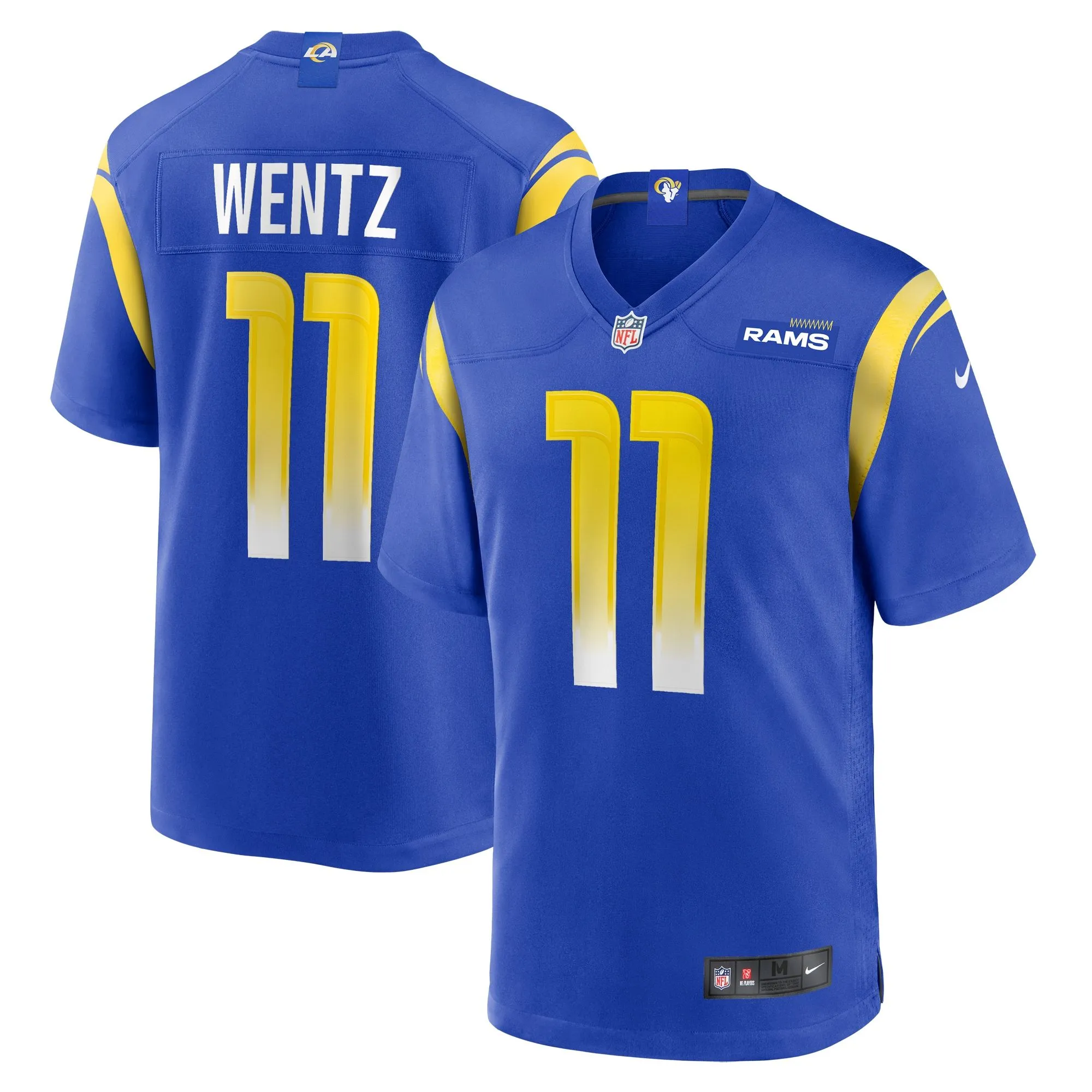 Carson Wentz Los Angeles Rams  Team Game Jersey -  Royal