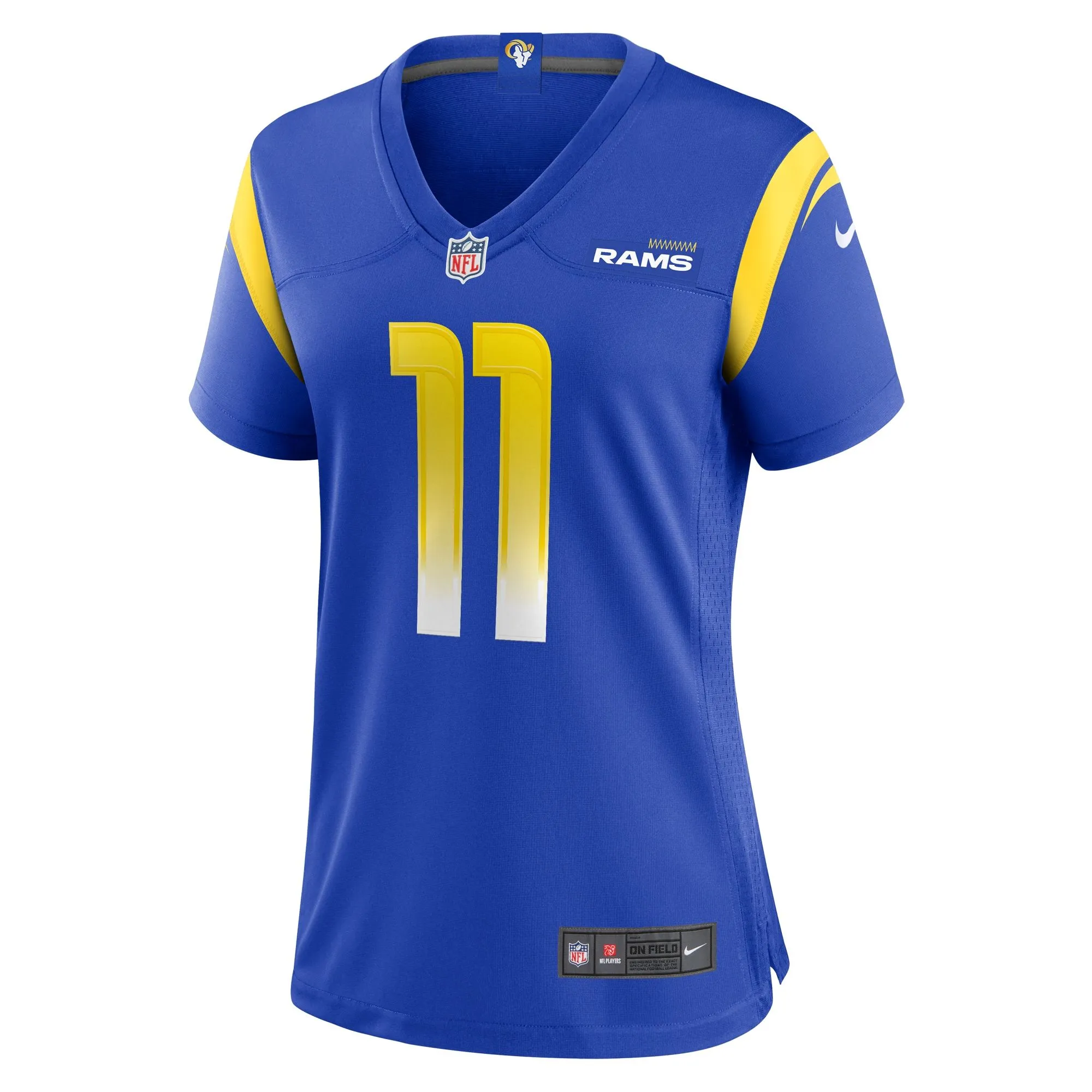 Carson Wentz Los Angeles Rams  Women's Team Game Jersey -  Royal