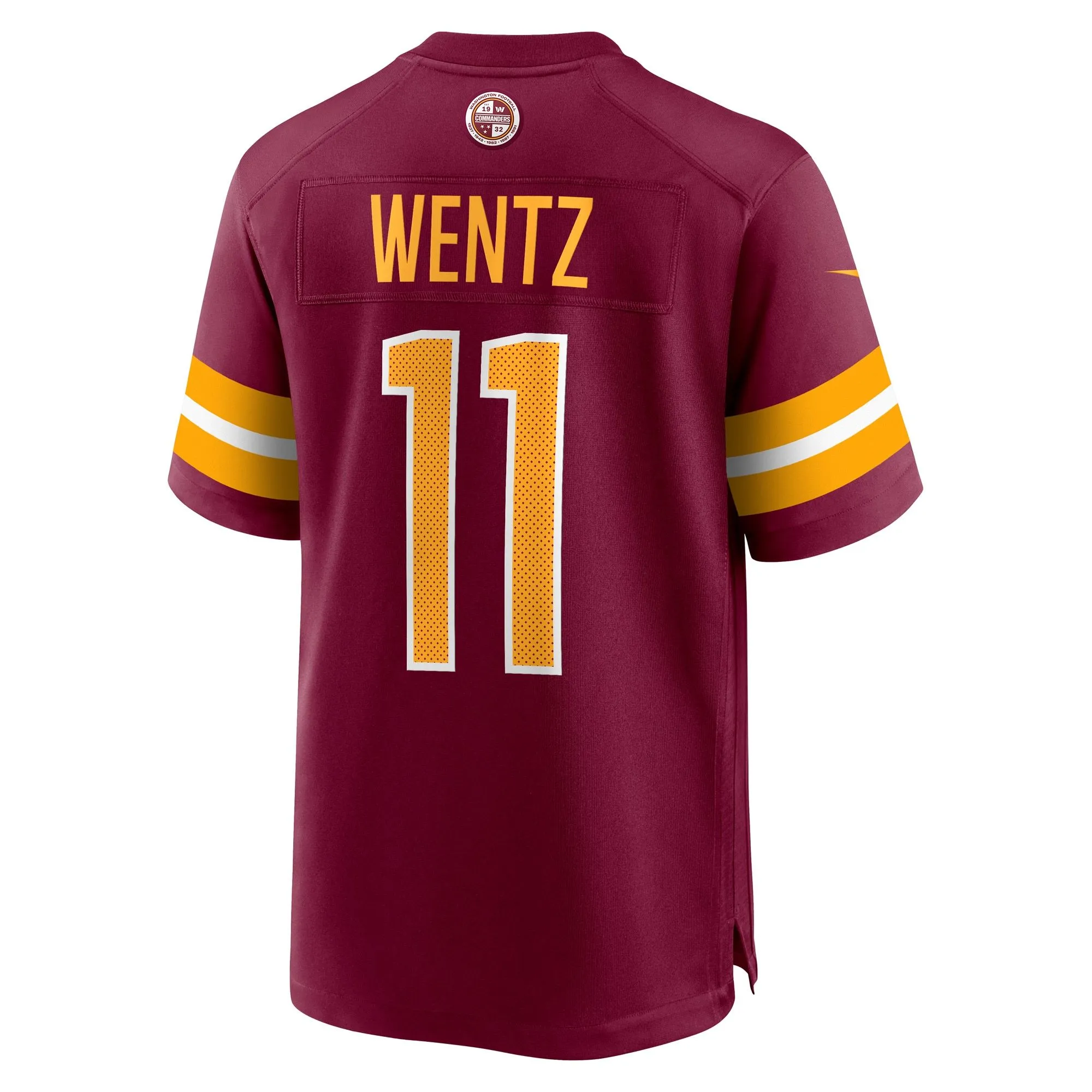 Carson Wentz Washington Commanders  Game Jersey - Burgundy