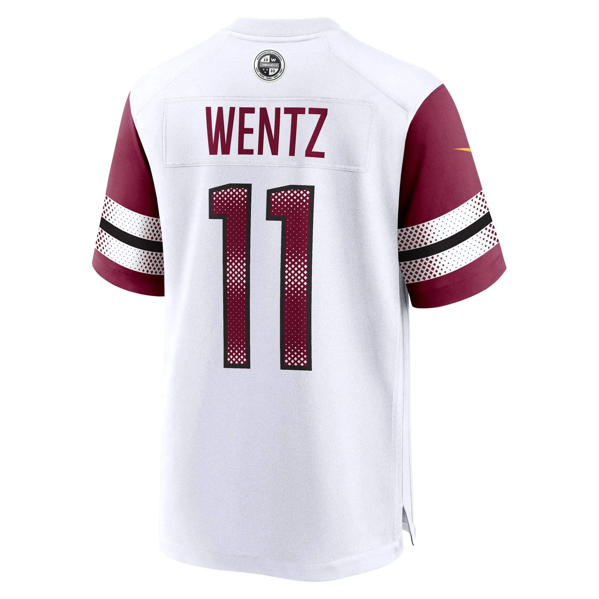 Carson Wentz Washington Commanders  Game Jersey - White