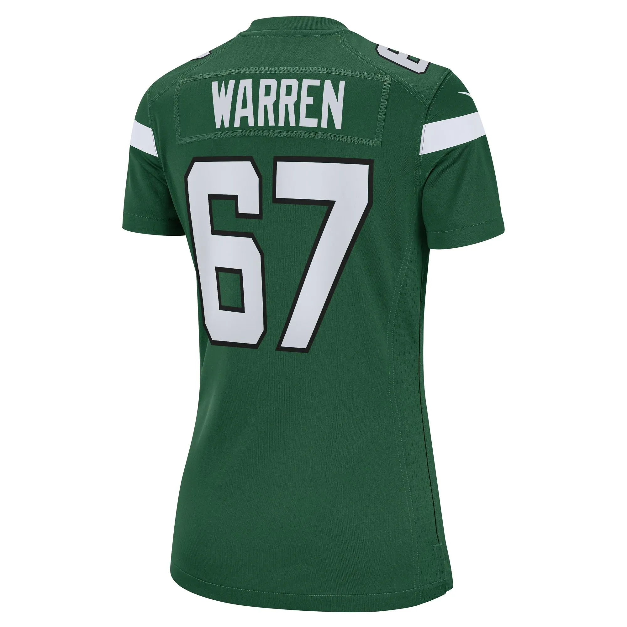 Carter Warren New York Jets  Women's  Game Jersey - Gotham Green