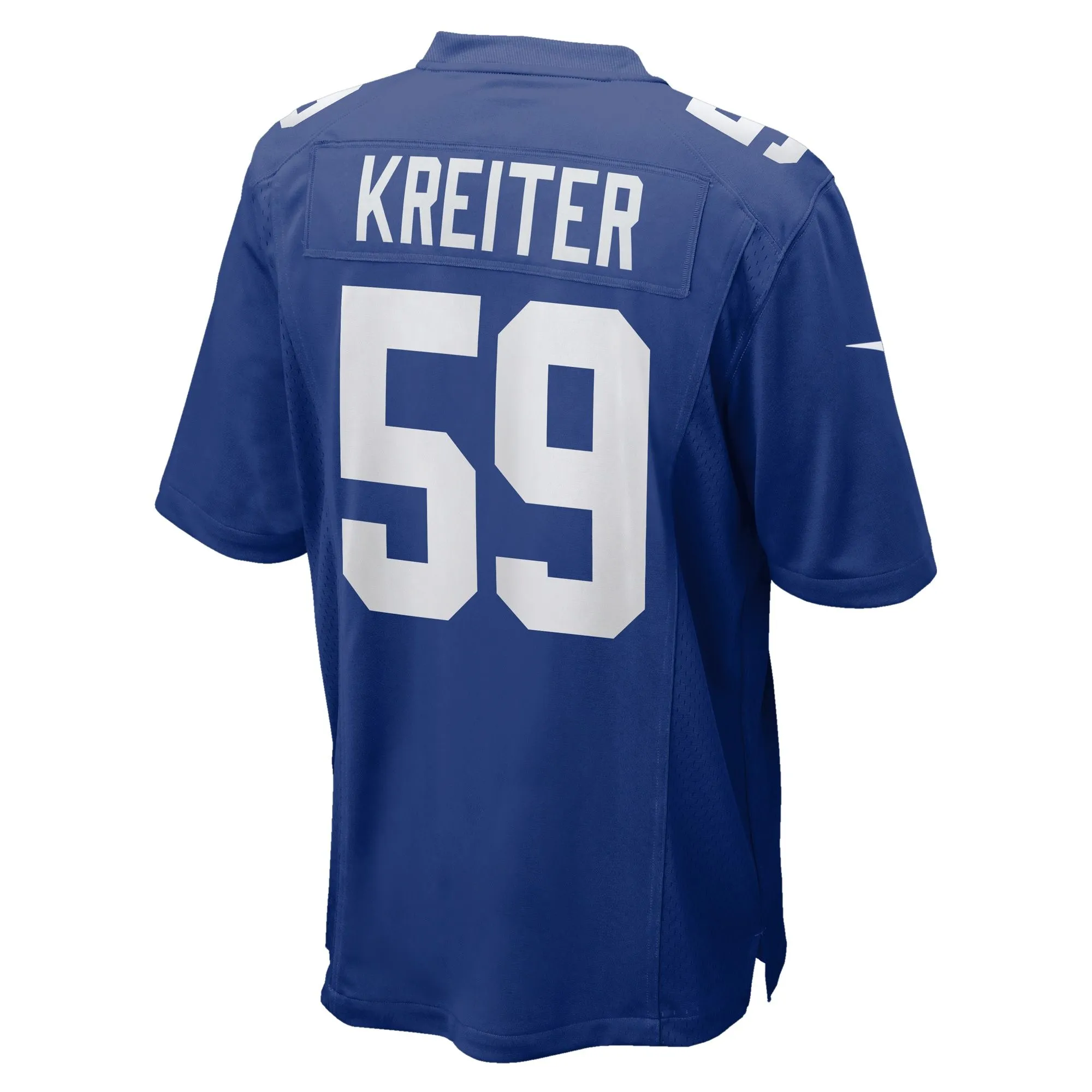 Casey Kreiter New York Giants  Team Game Jersey - Royal