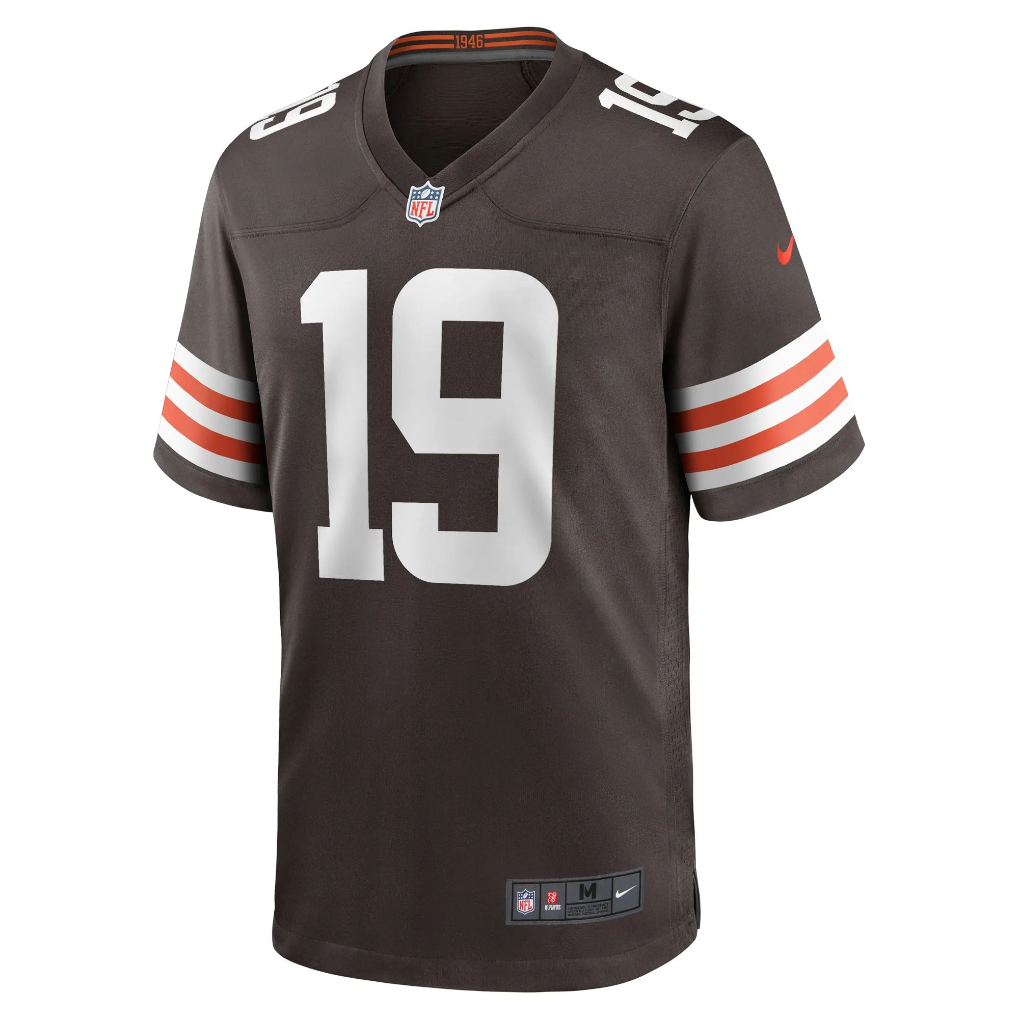 Cedric Tillman Cleveland Browns  2023 NFL Draft Pick Game Jersey - Brown