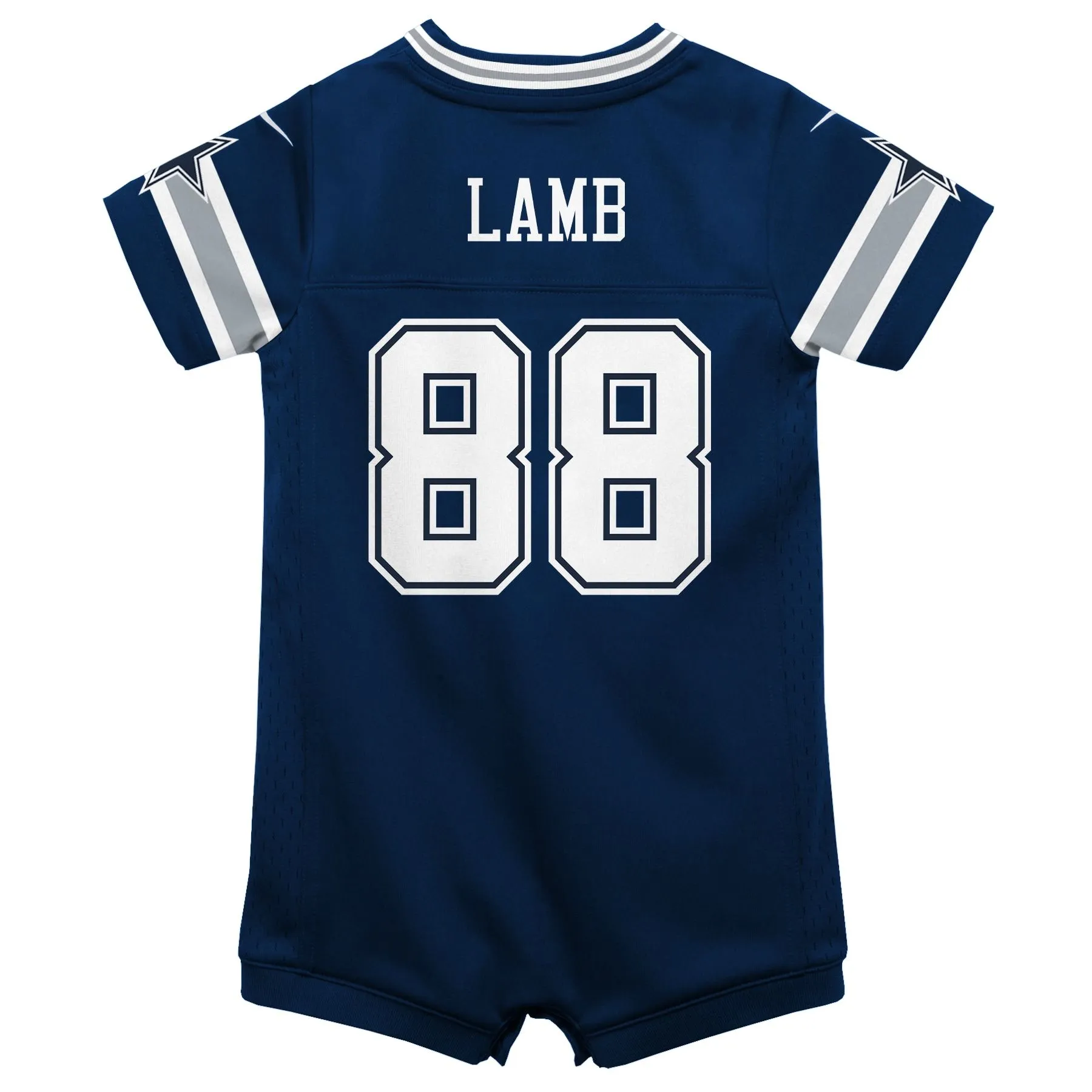 CeeDee Lamb Dallas Cowboys  Infant Game Jersey Romper - Navy