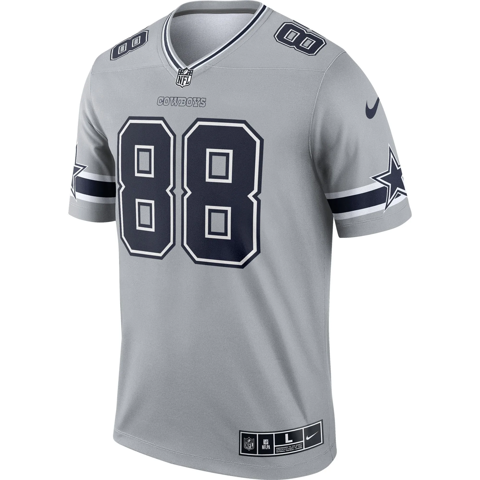 CeeDee Lamb Dallas Cowboys  Inverted Legend Jersey - Gray