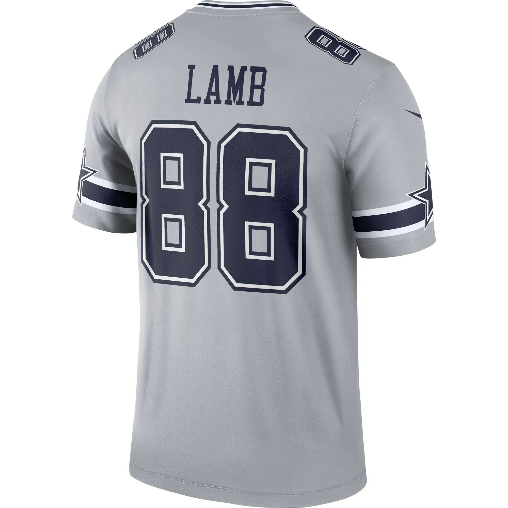 CeeDee Lamb Dallas Cowboys  Inverted Legend Jersey - Gray