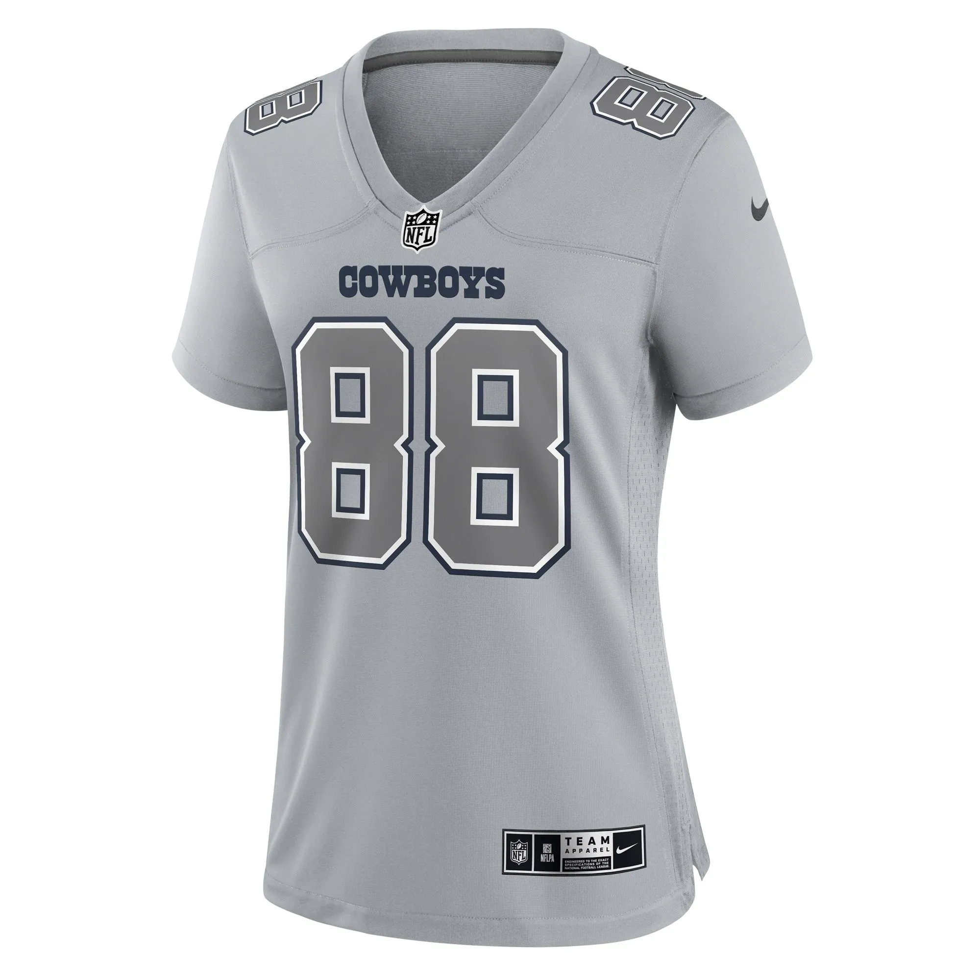 CeeDee Lamb Dallas Cowboys  Women's Atmosphere Fashion Game Jersey - Gray